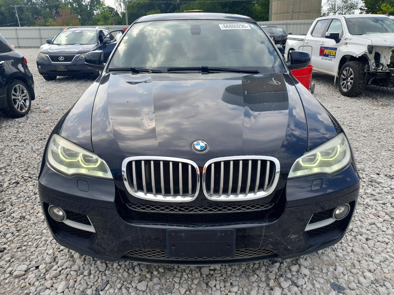 2013 Bmw X6 Xdrive50i Black vin: 5UXFG8C52DL591320
