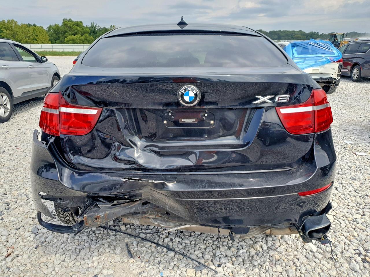 2013 Bmw X6 Xdrive50i Black vin: 5UXFG8C52DL591320