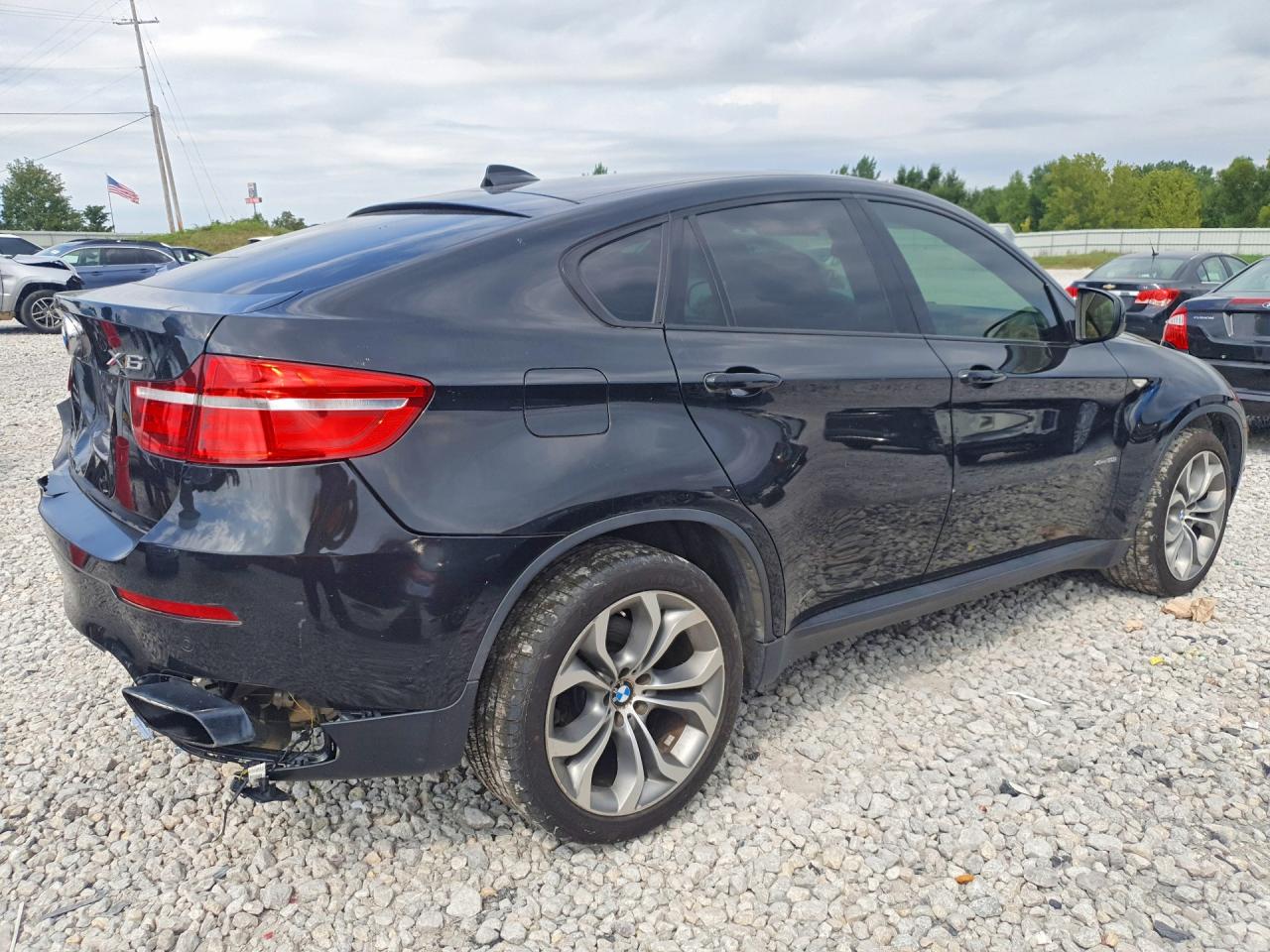 2013 Bmw X6 Xdrive50i Black vin: 5UXFG8C52DL591320