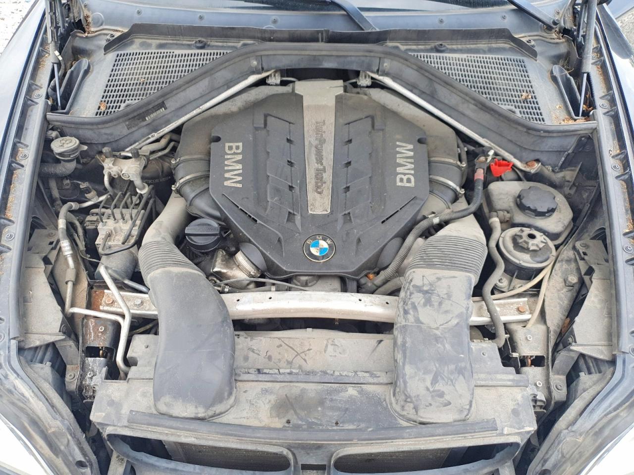 2013 Bmw X6 Xdrive50i Black vin: 5UXFG8C52DL591320