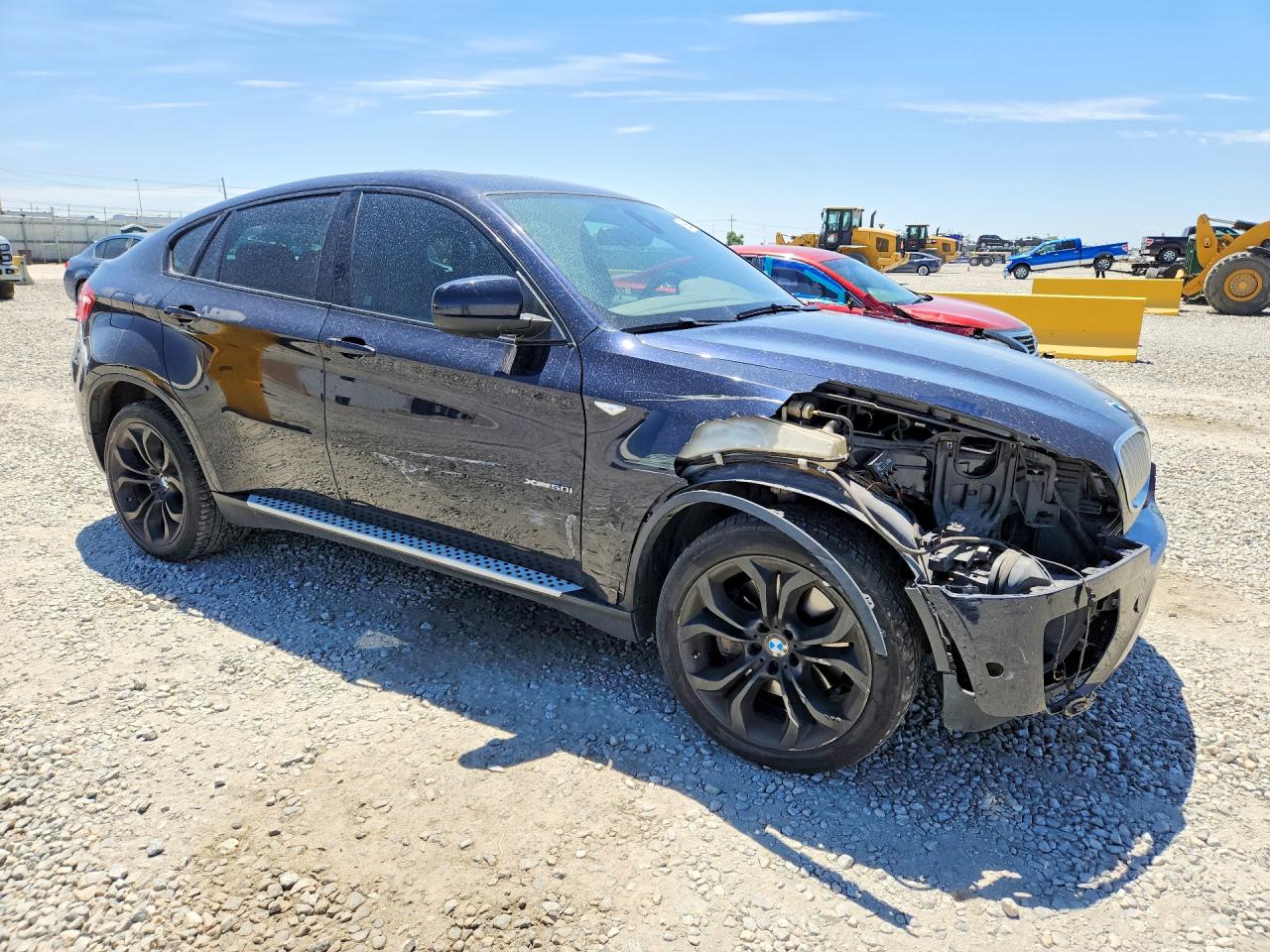2013 Bmw X6 Xdrive50i Blue vin: 5UXFG8C52DL591589