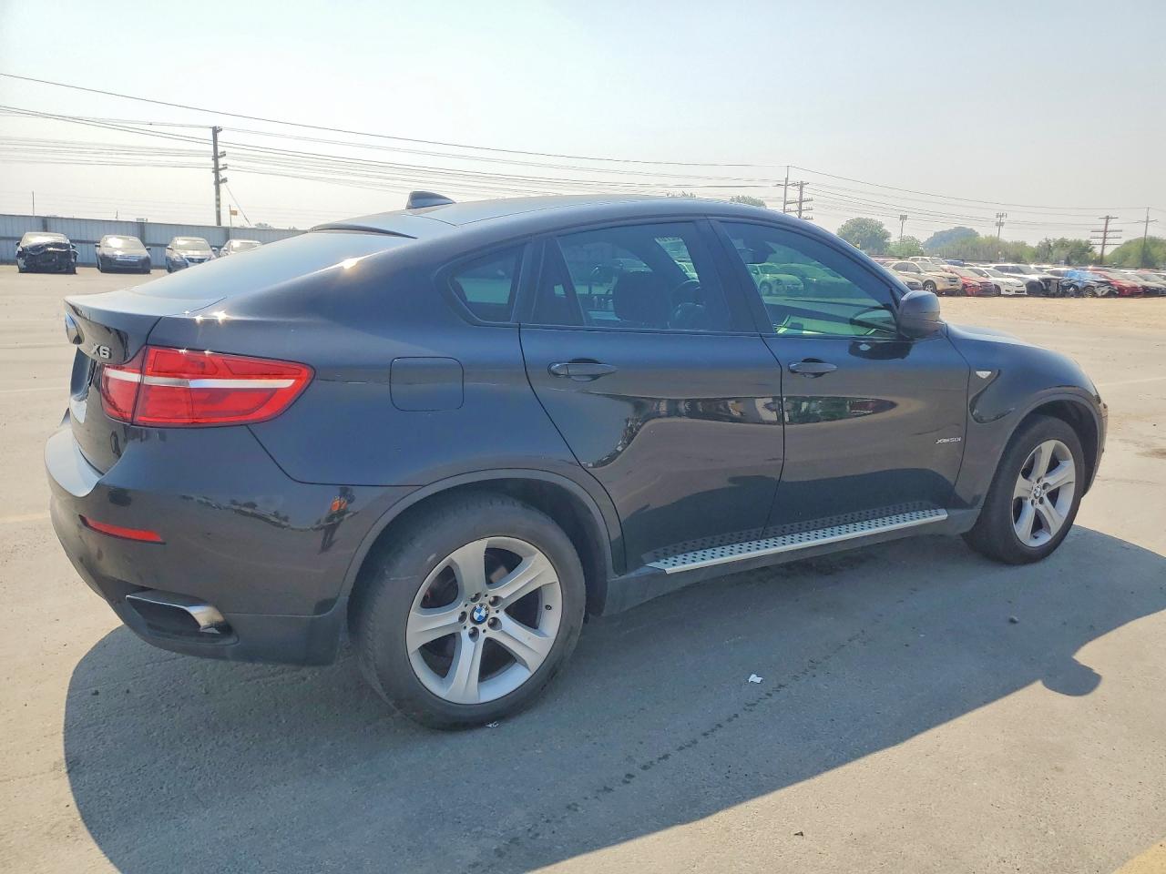 2013 Bmw X6 Xdrive50i Black vin: 5UXFG8C52DL592080