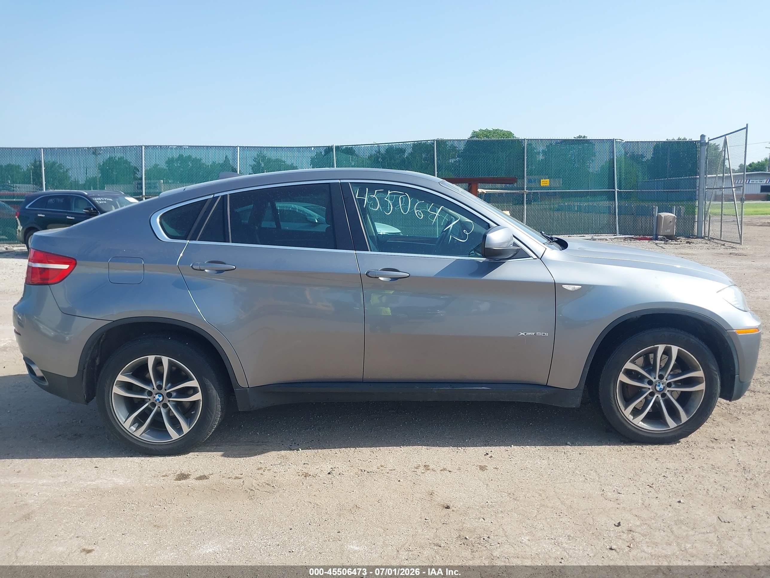 2014 Bmw X6 Xdrive50i Gray vin: 5UXFG8C52EL592646