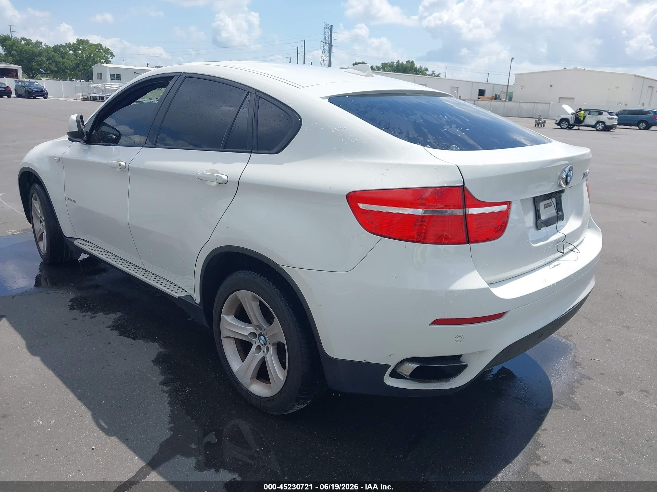 2012 Bmw X6 Xdrive50i White vin: 5UXFG8C53CL590269