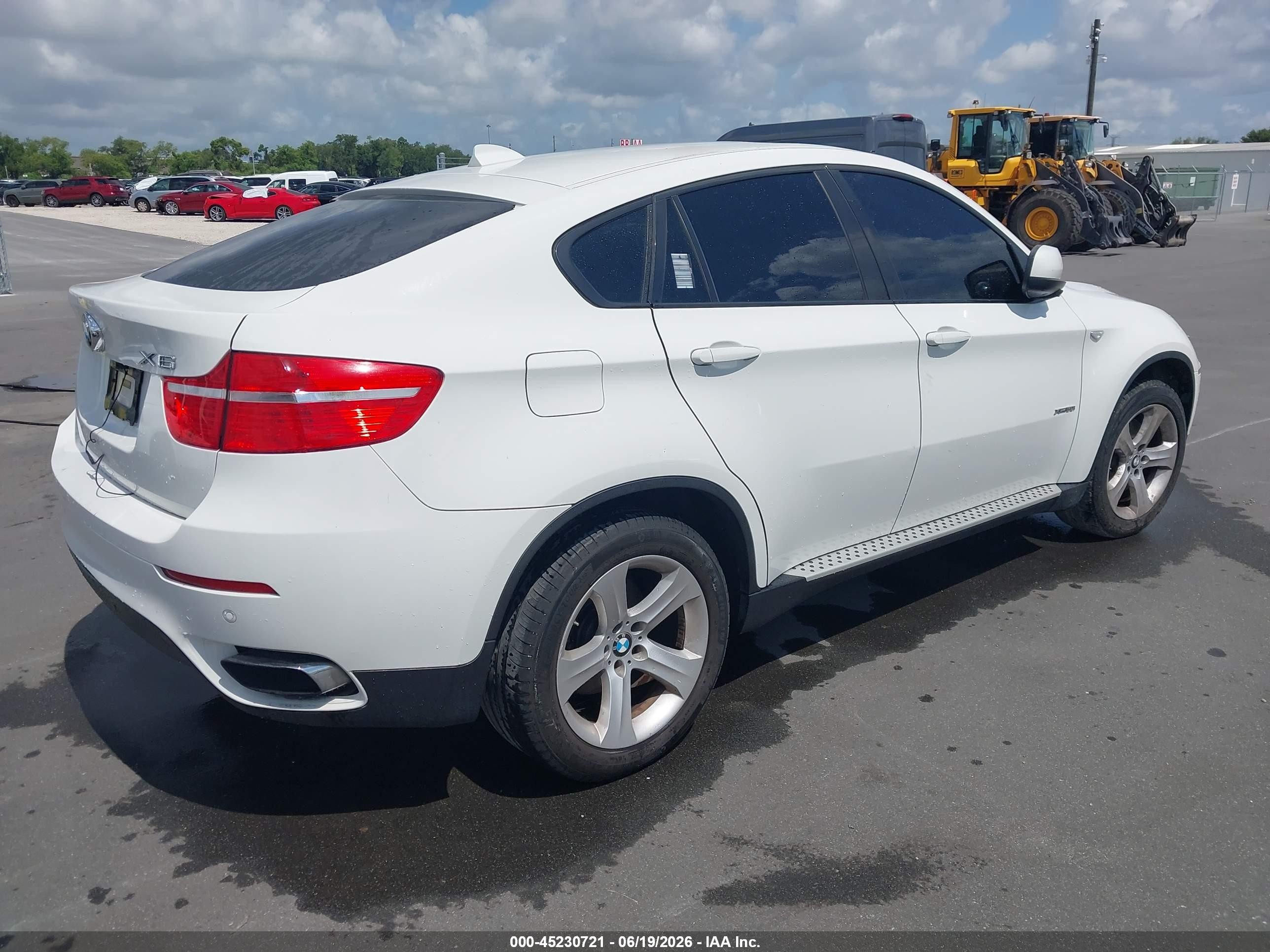 2012 Bmw X6 Xdrive50i White vin: 5UXFG8C53CL590269