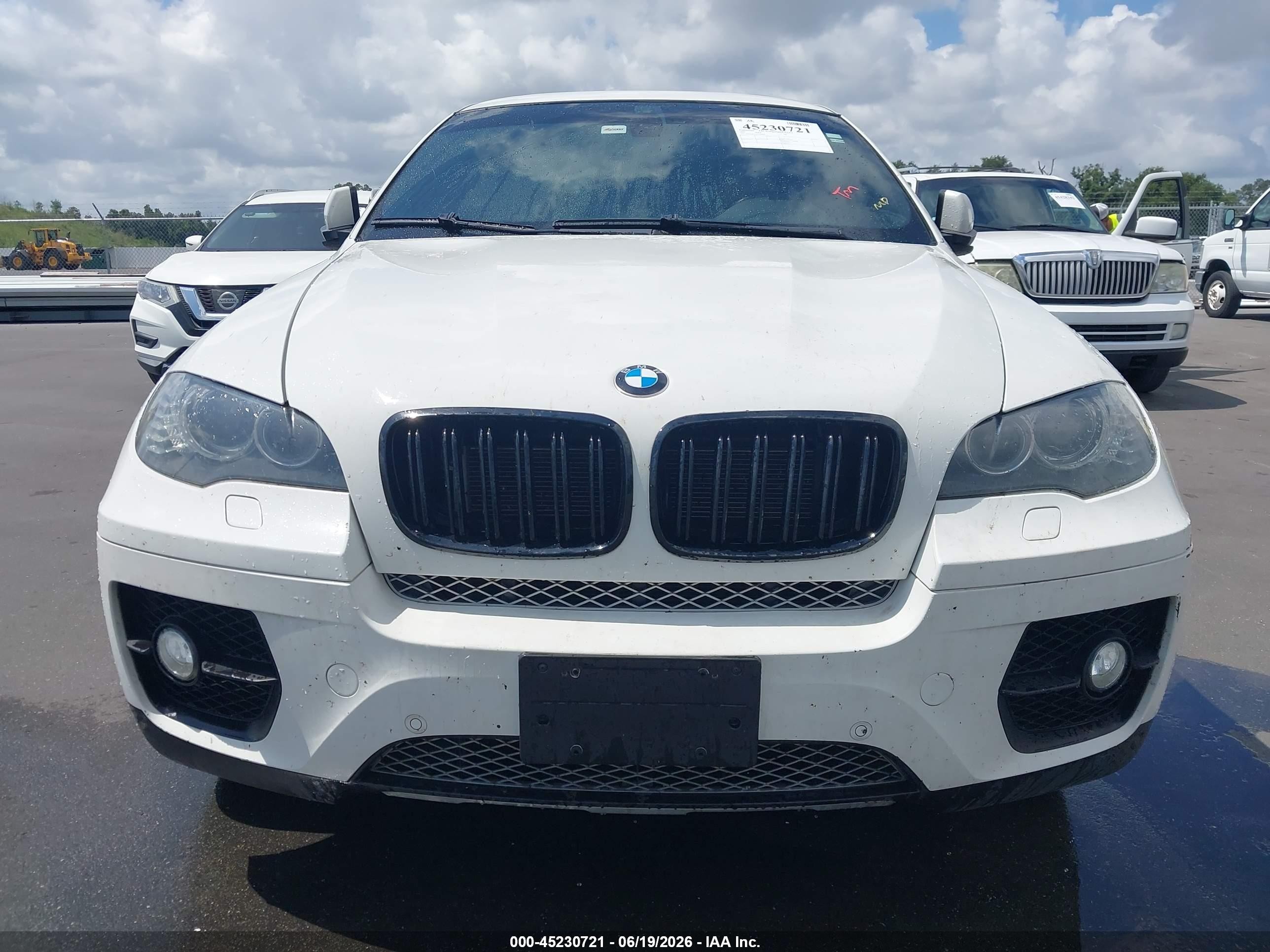 2012 Bmw X6 Xdrive50i White vin: 5UXFG8C53CL590269