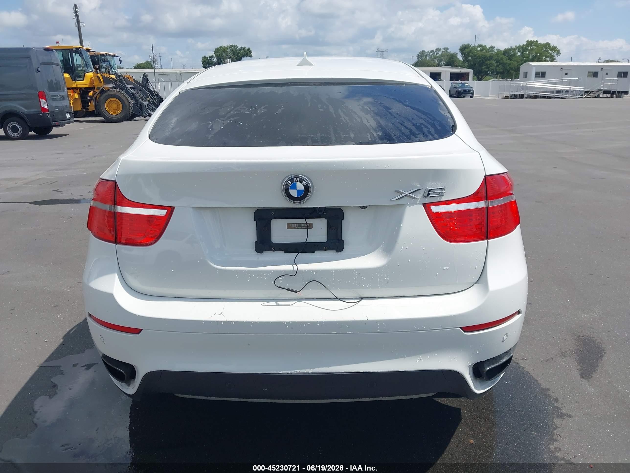 2012 Bmw X6 Xdrive50i White vin: 5UXFG8C53CL590269