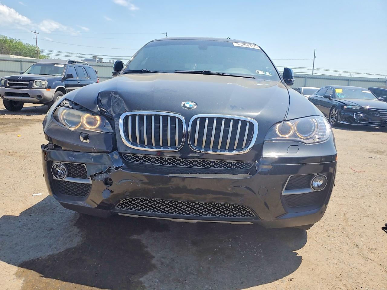 2014 Bmw X6 Xdrive50i Black vin: 5UXFG8C53EL593143