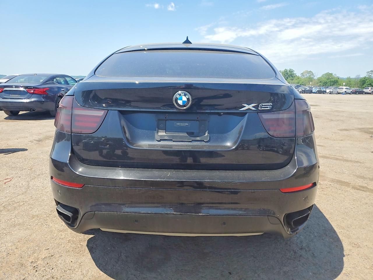 2014 Bmw X6 Xdrive50i Black vin: 5UXFG8C53EL593143