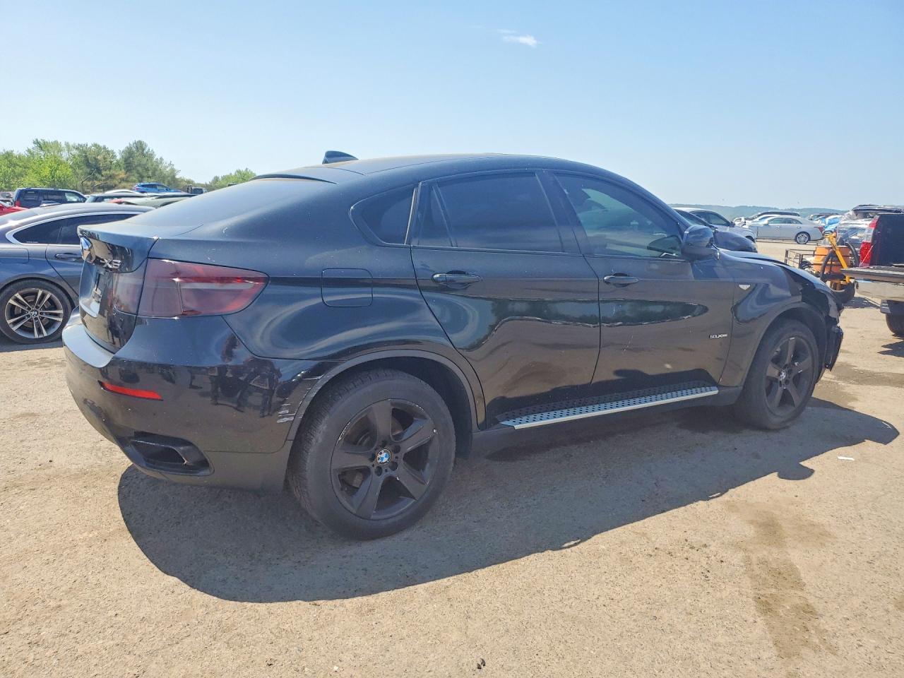 2014 Bmw X6 Xdrive50i Black vin: 5UXFG8C53EL593143