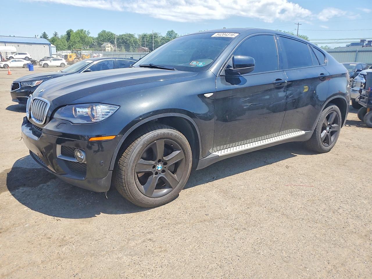 2014 Bmw X6 Xdrive50i Black vin: 5UXFG8C53EL593143