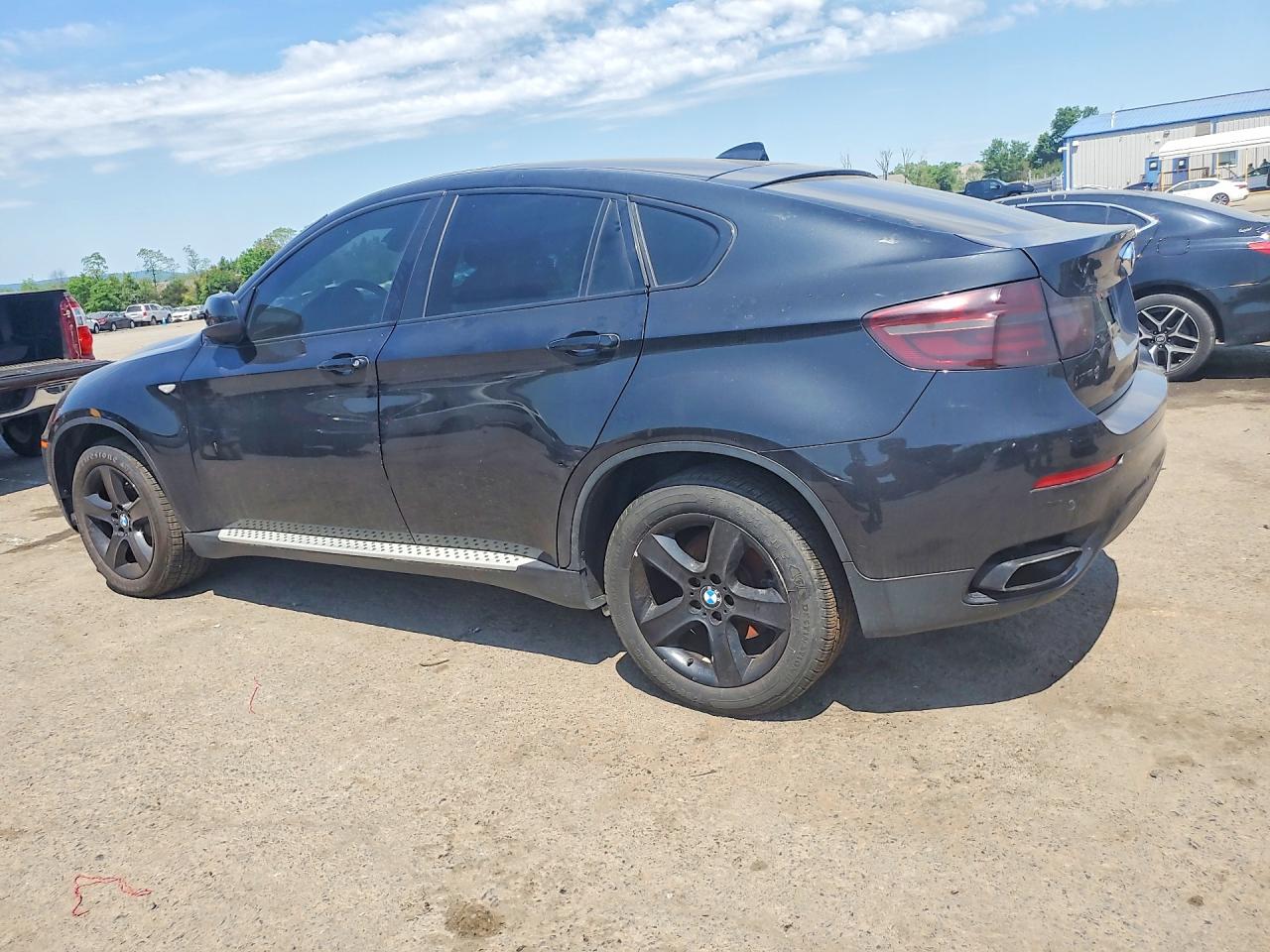 2014 Bmw X6 Xdrive50i Black vin: 5UXFG8C53EL593143