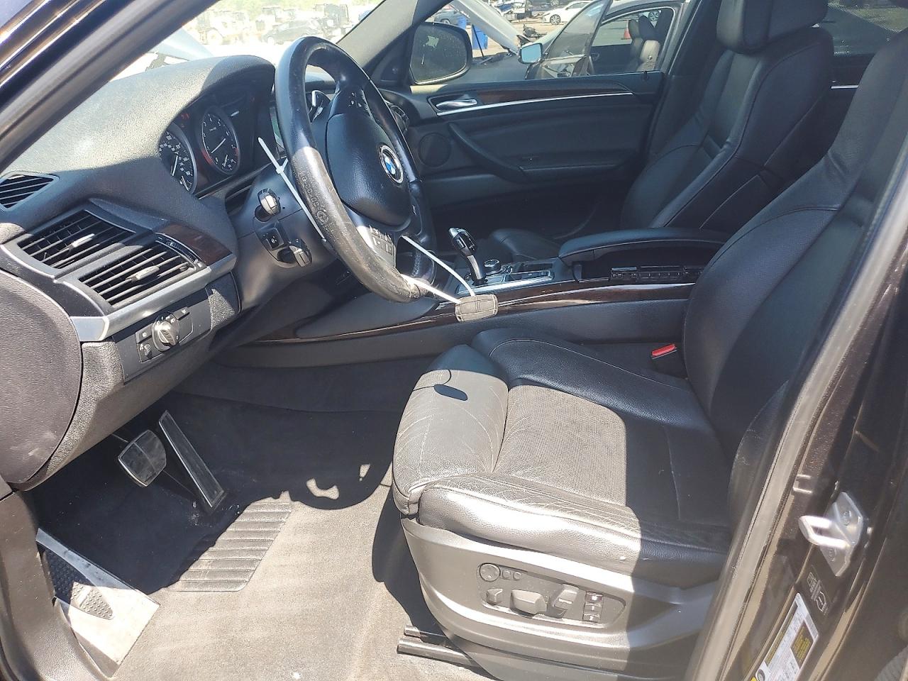 2014 Bmw X6 Xdrive50i Black vin: 5UXFG8C53EL593143