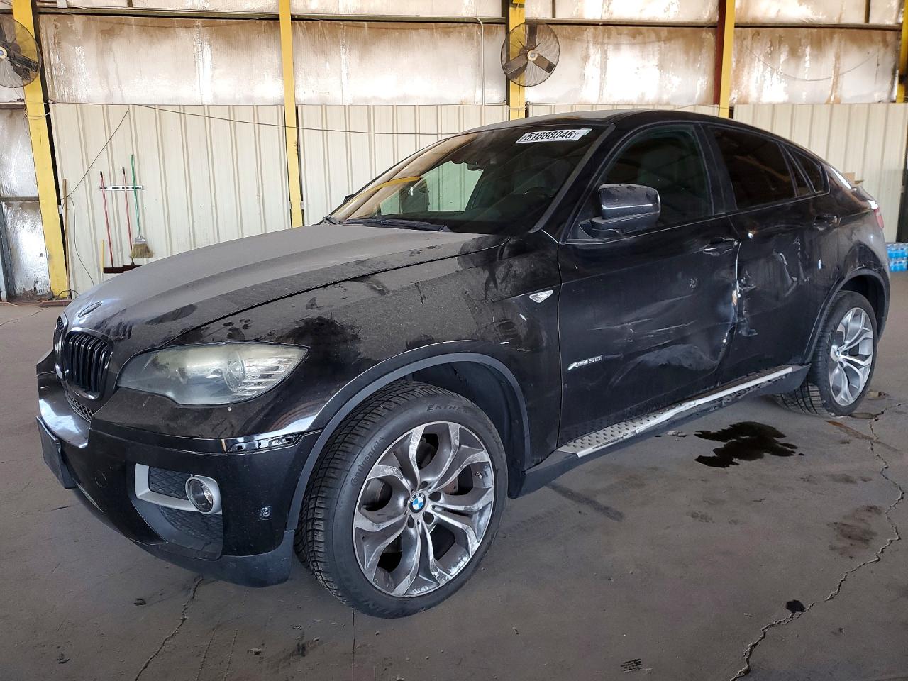 2011 Bmw X6 Xdrive50i Черный vin: 5UXFG8C54BLZ96558