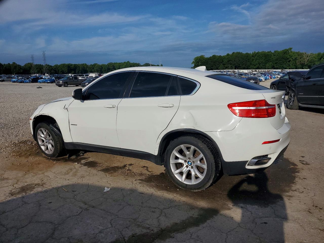 2011 Bmw X6 Xdrive50i White vin: 5UXFG8C55BLZ95273