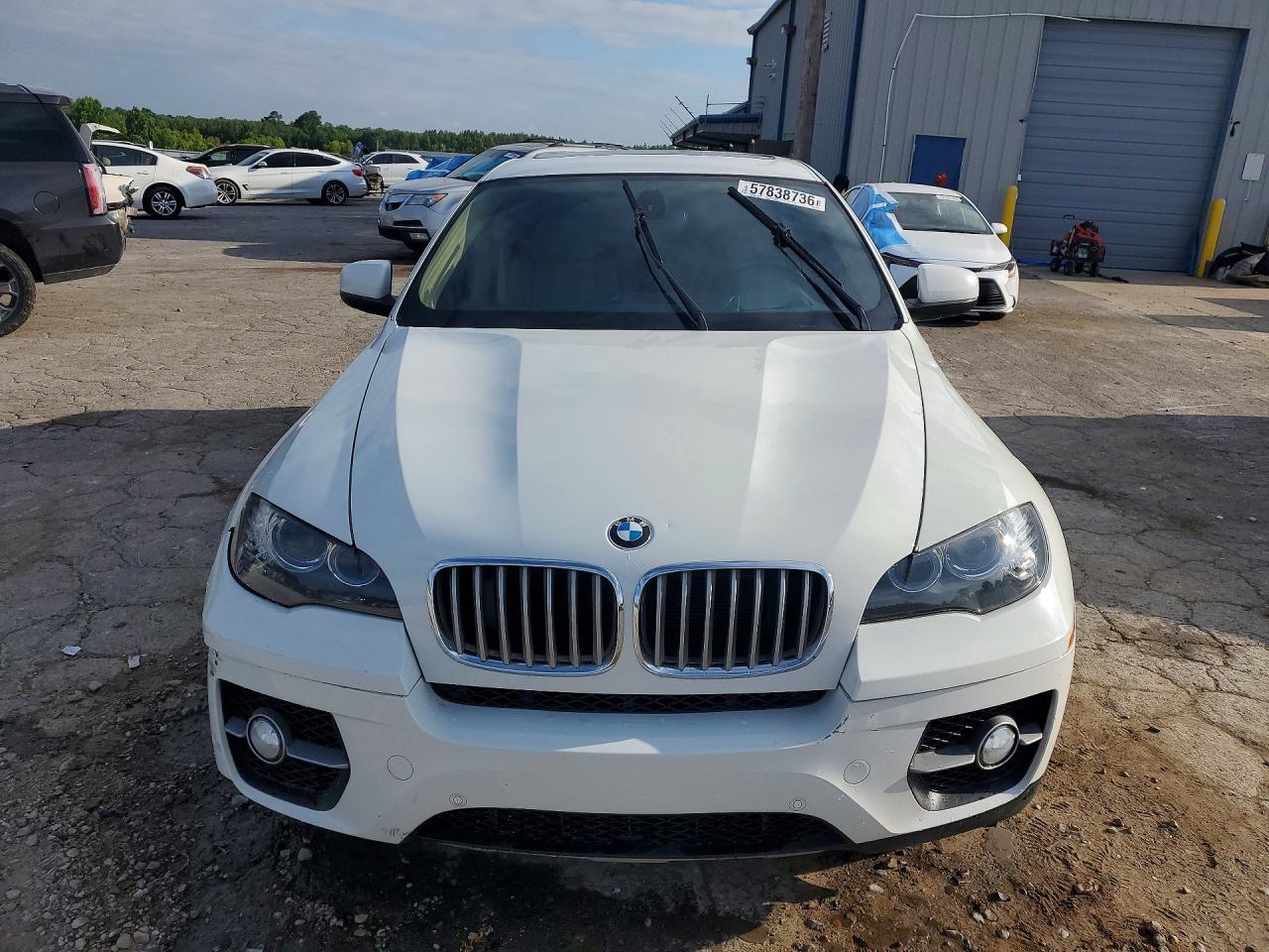 2011 Bmw X6 Xdrive50i White vin: 5UXFG8C55BLZ95273