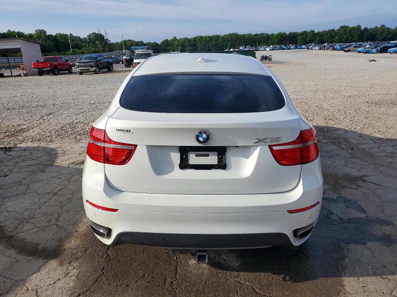 2011 Bmw X6 Xdrive50i White vin: 5UXFG8C55BLZ95273