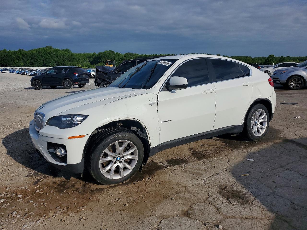 2011 Bmw X6 Xdrive50i White vin: 5UXFG8C55BLZ95273