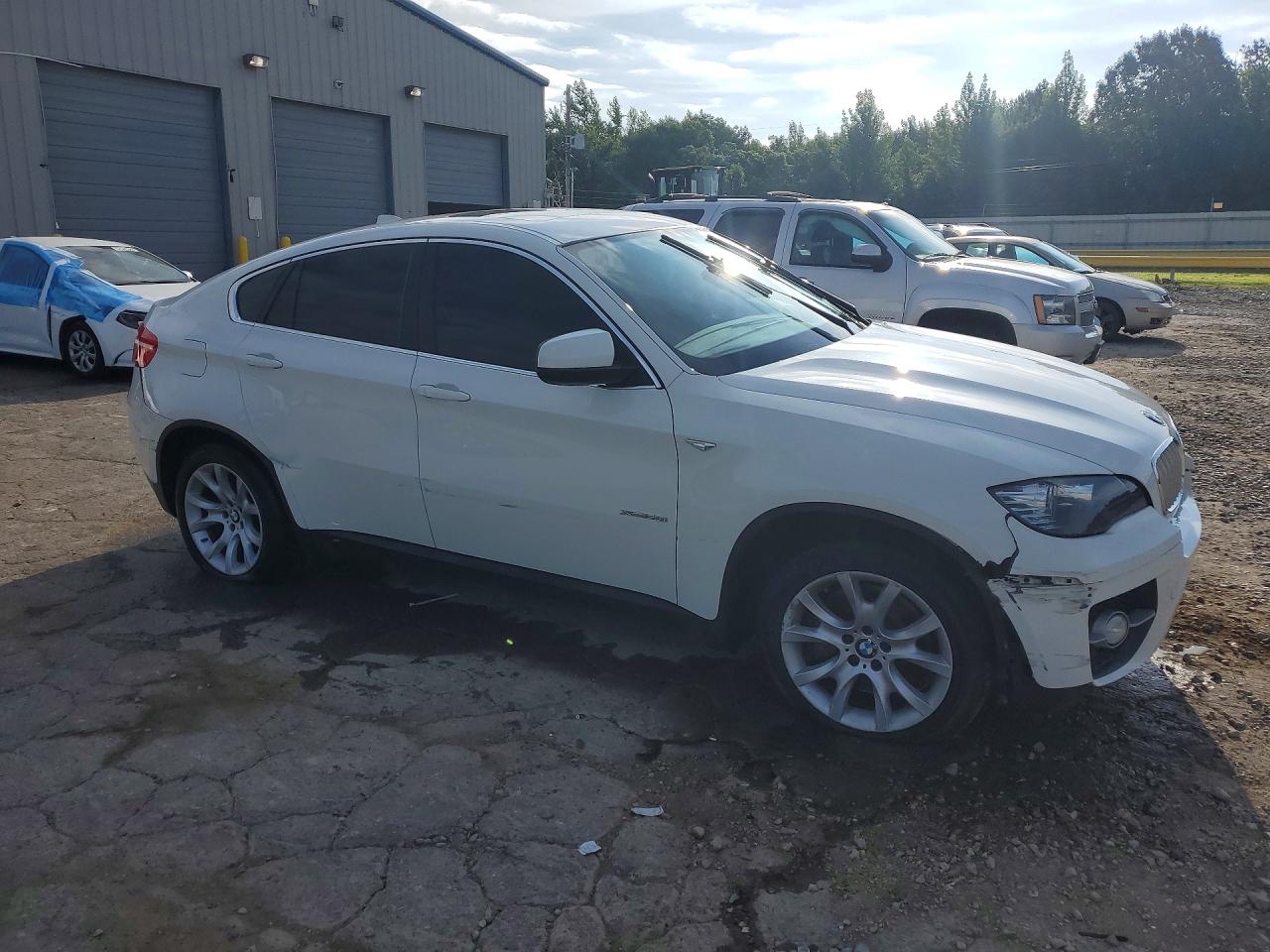 2011 Bmw X6 Xdrive50i White vin: 5UXFG8C55BLZ95273