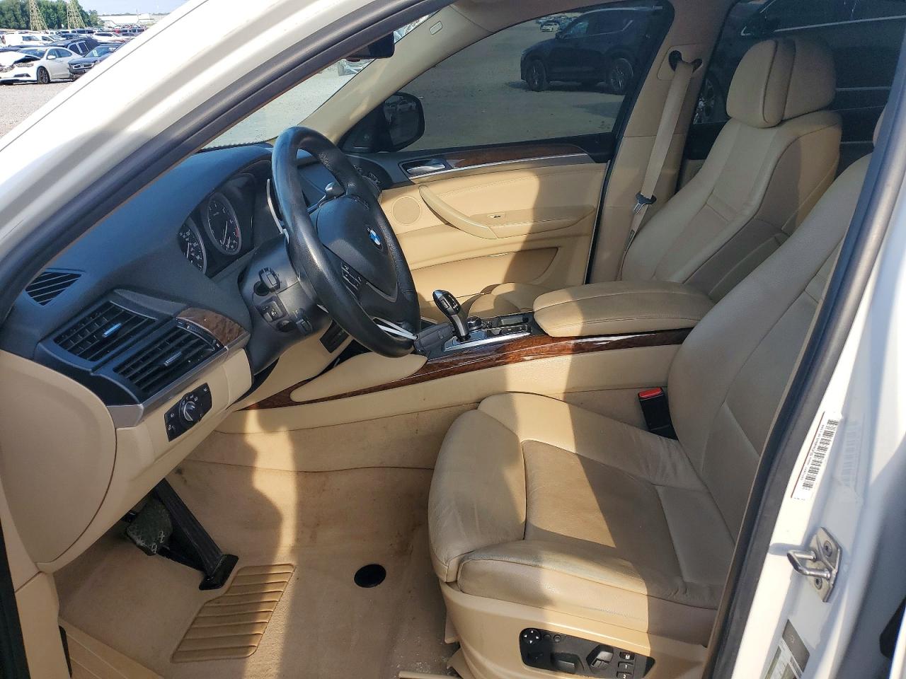 2011 Bmw X6 Xdrive50i White vin: 5UXFG8C55BLZ95273