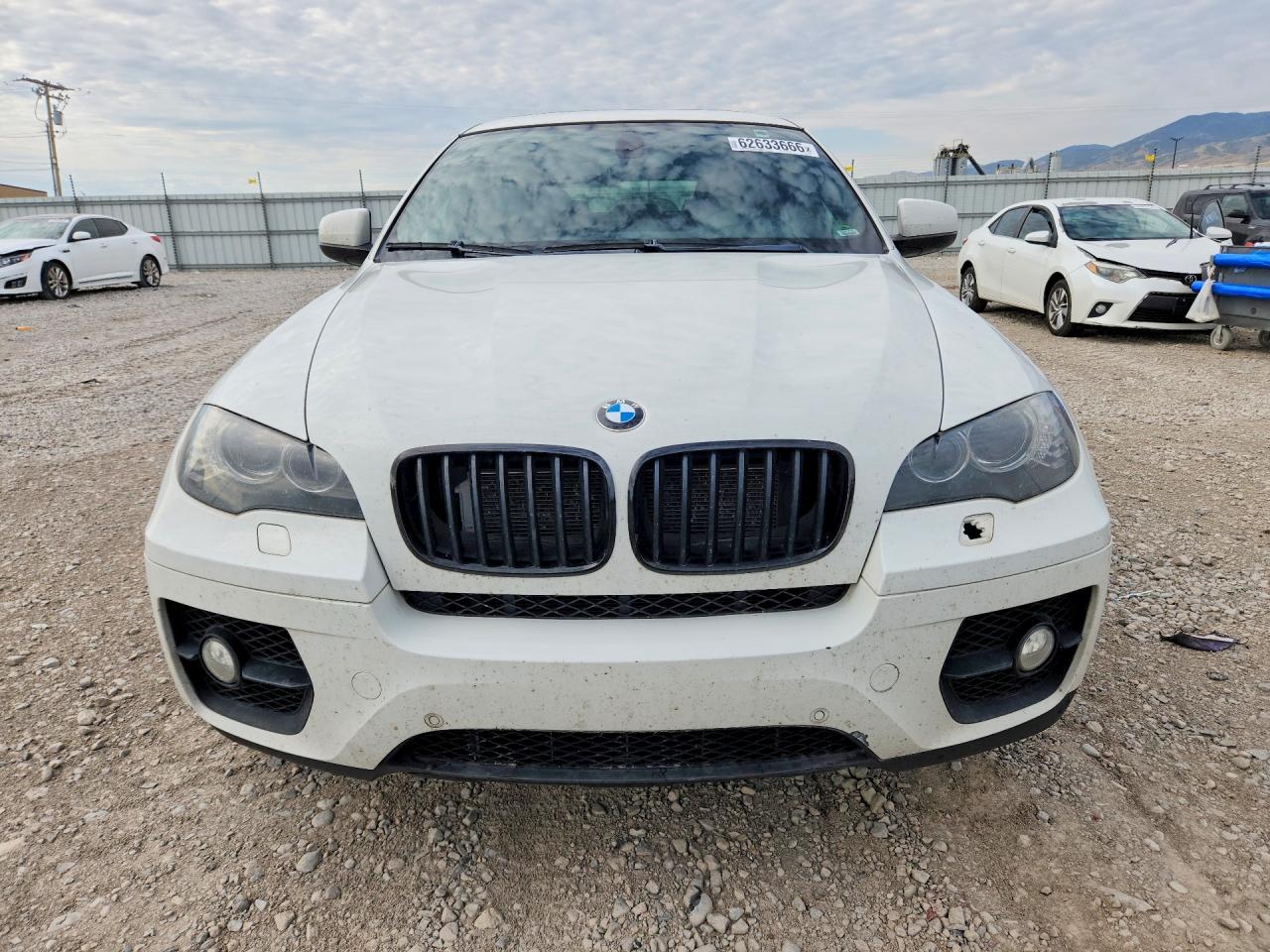 2012 Bmw X6 Xdrive50i White vin: 5UXFG8C55CLZ97056