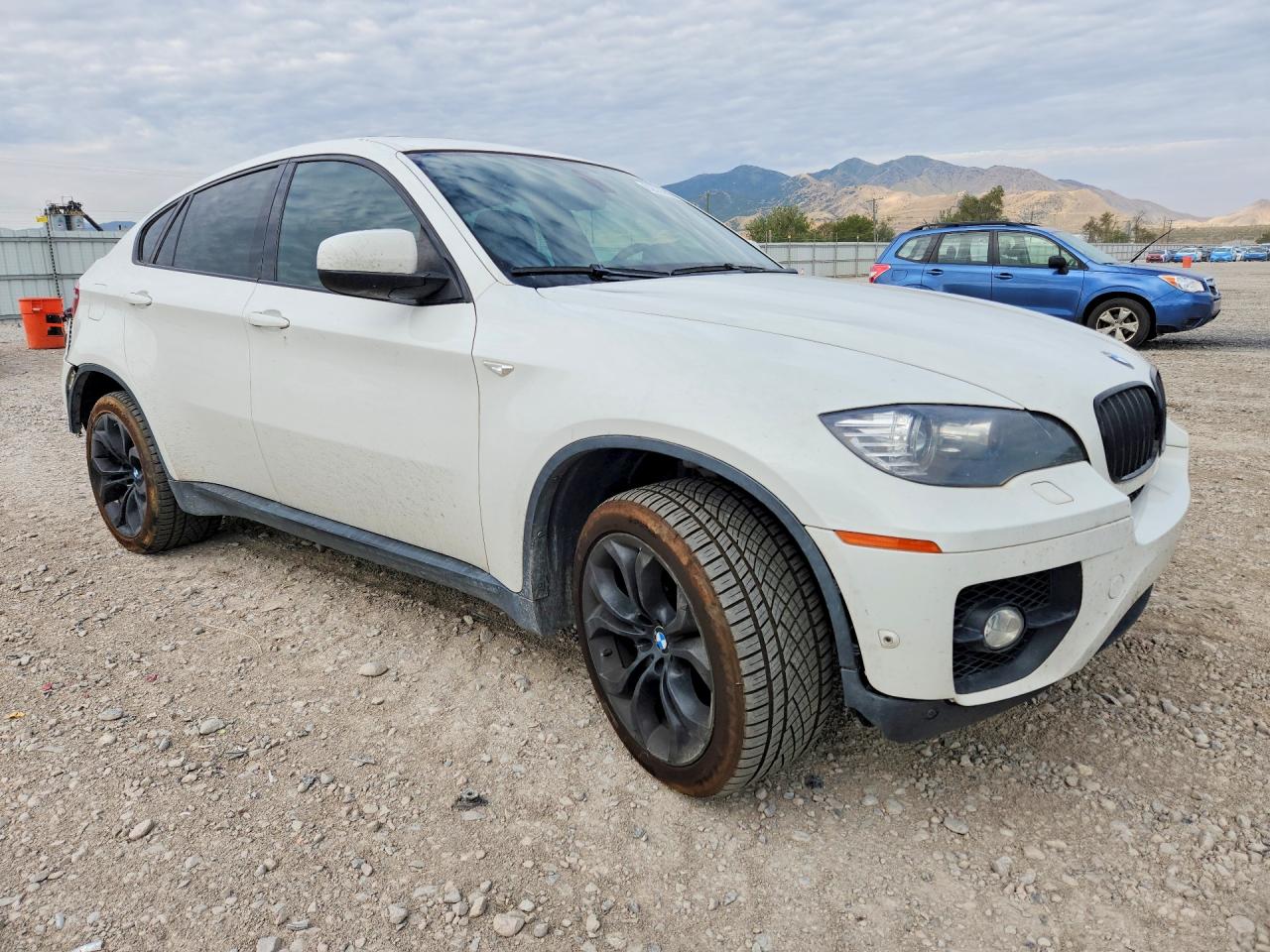 2012 Bmw X6 Xdrive50i White vin: 5UXFG8C55CLZ97056