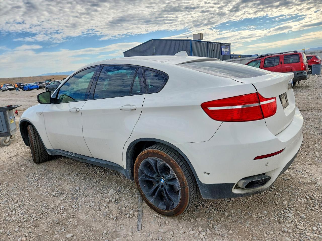 2012 Bmw X6 Xdrive50i White vin: 5UXFG8C55CLZ97056