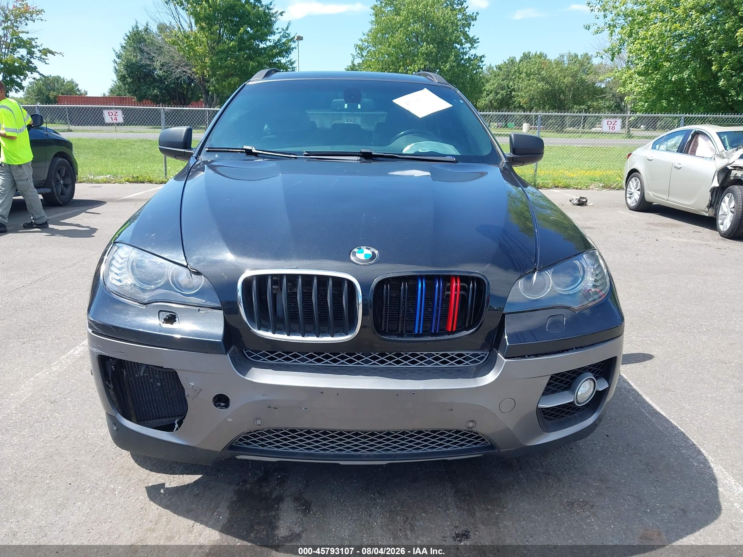 2013 Bmw X6 Xdrive50i Black vin: 5UXFG8C55DL591053