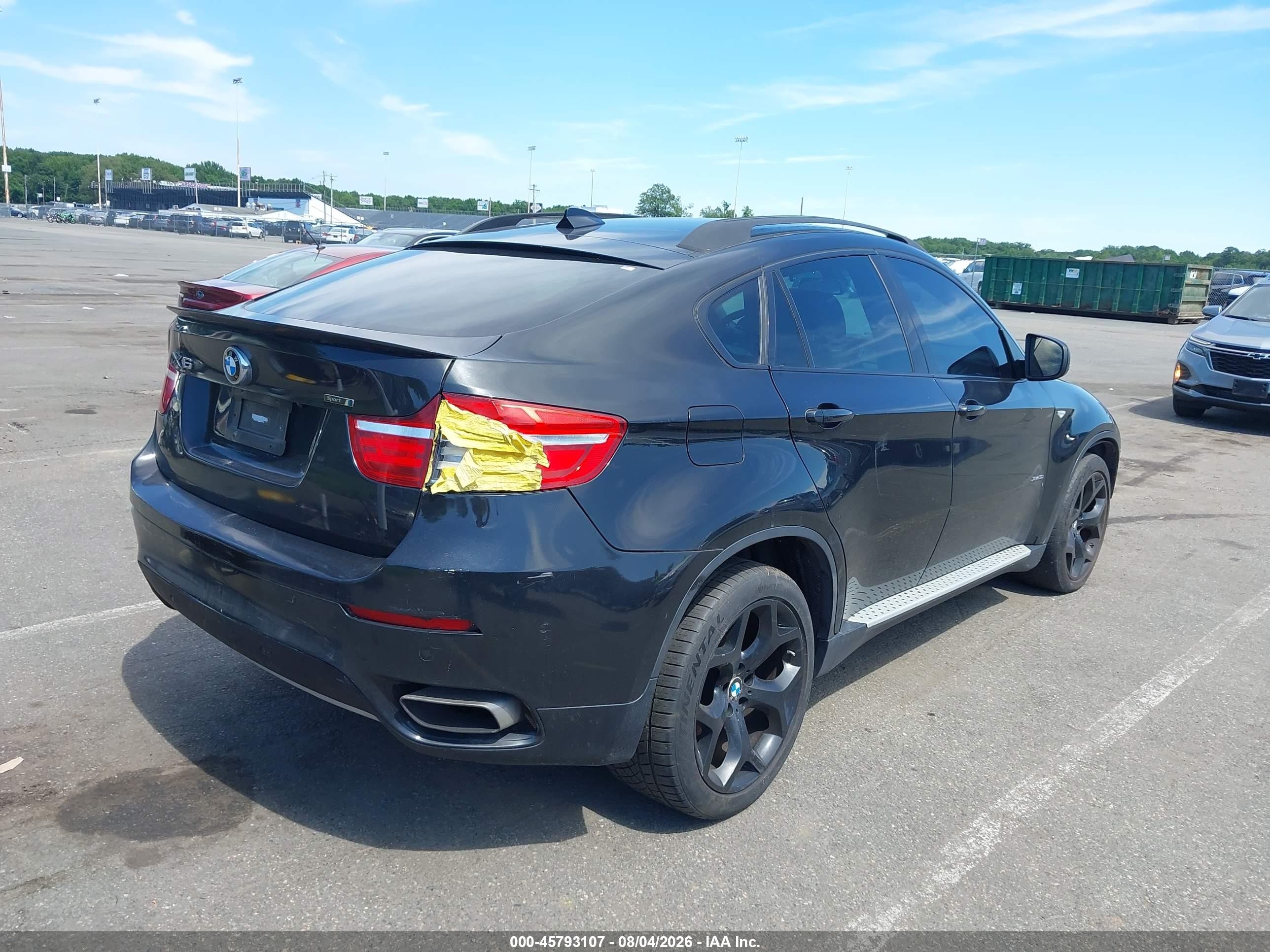 2013 Bmw X6 Xdrive50i Black vin: 5UXFG8C55DL591053