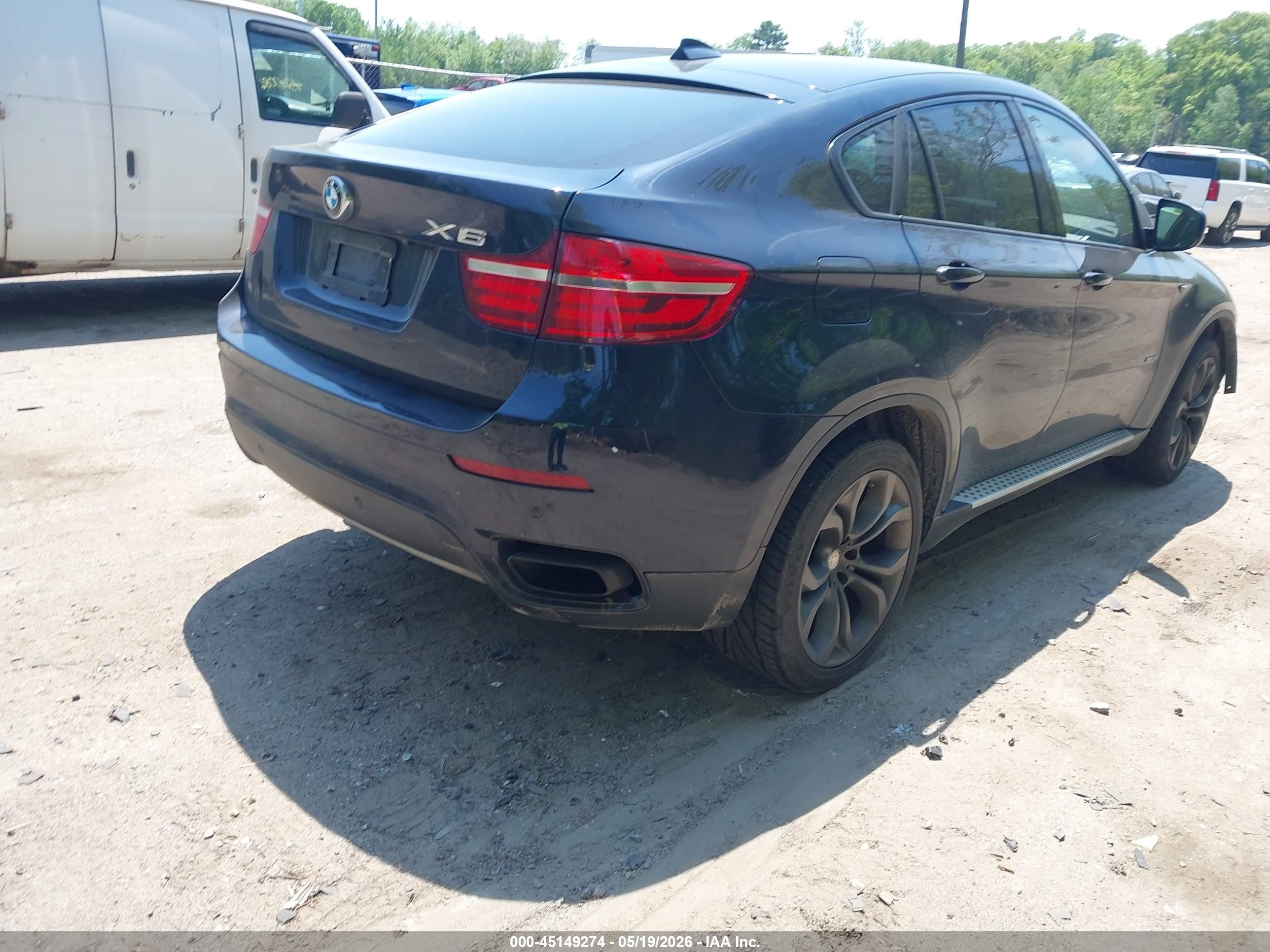 2013 Bmw X6 Xdrive50i Blue vin: 5UXFG8C55DL591327