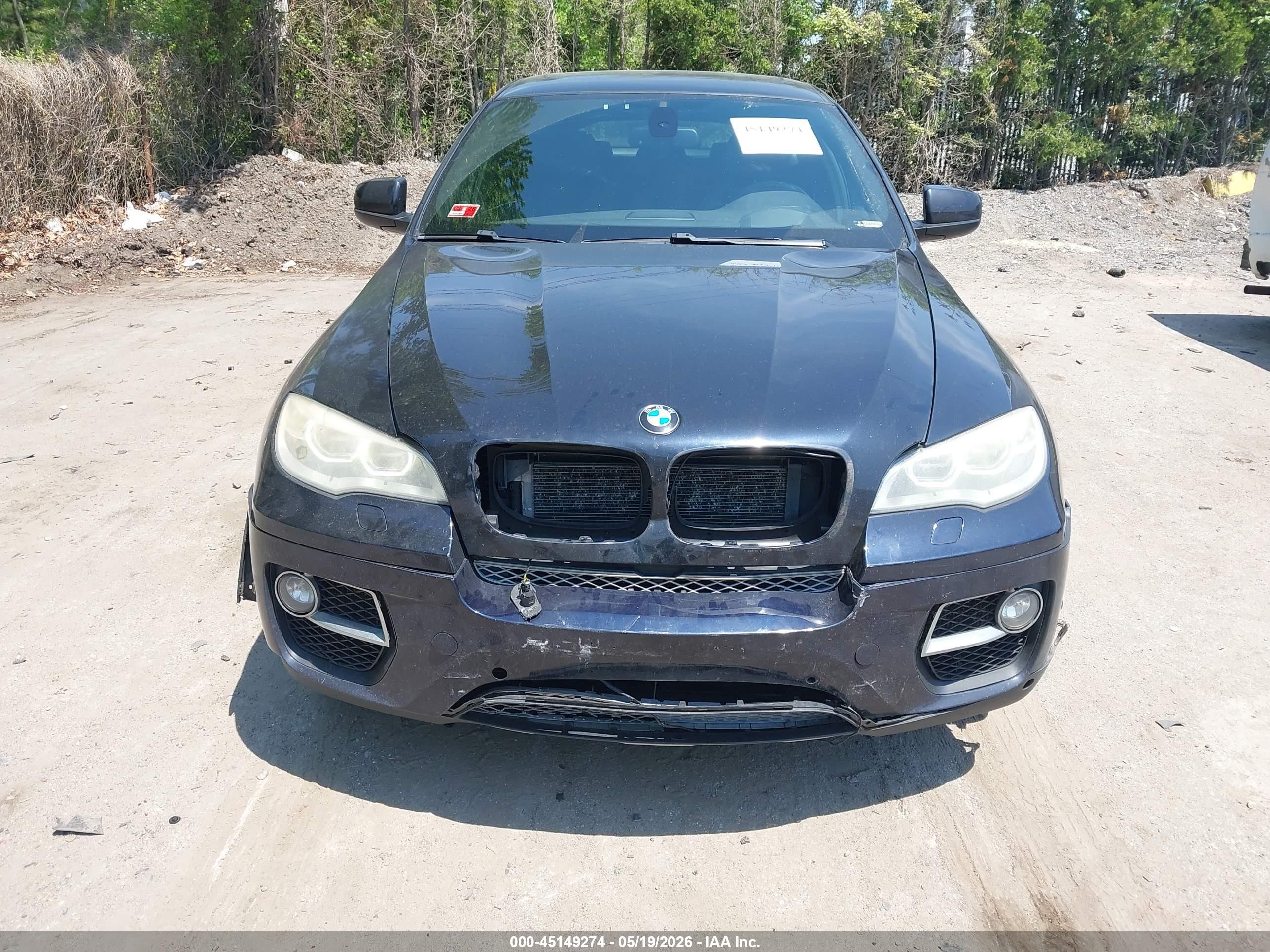 2013 Bmw X6 Xdrive50i Blue vin: 5UXFG8C55DL591327