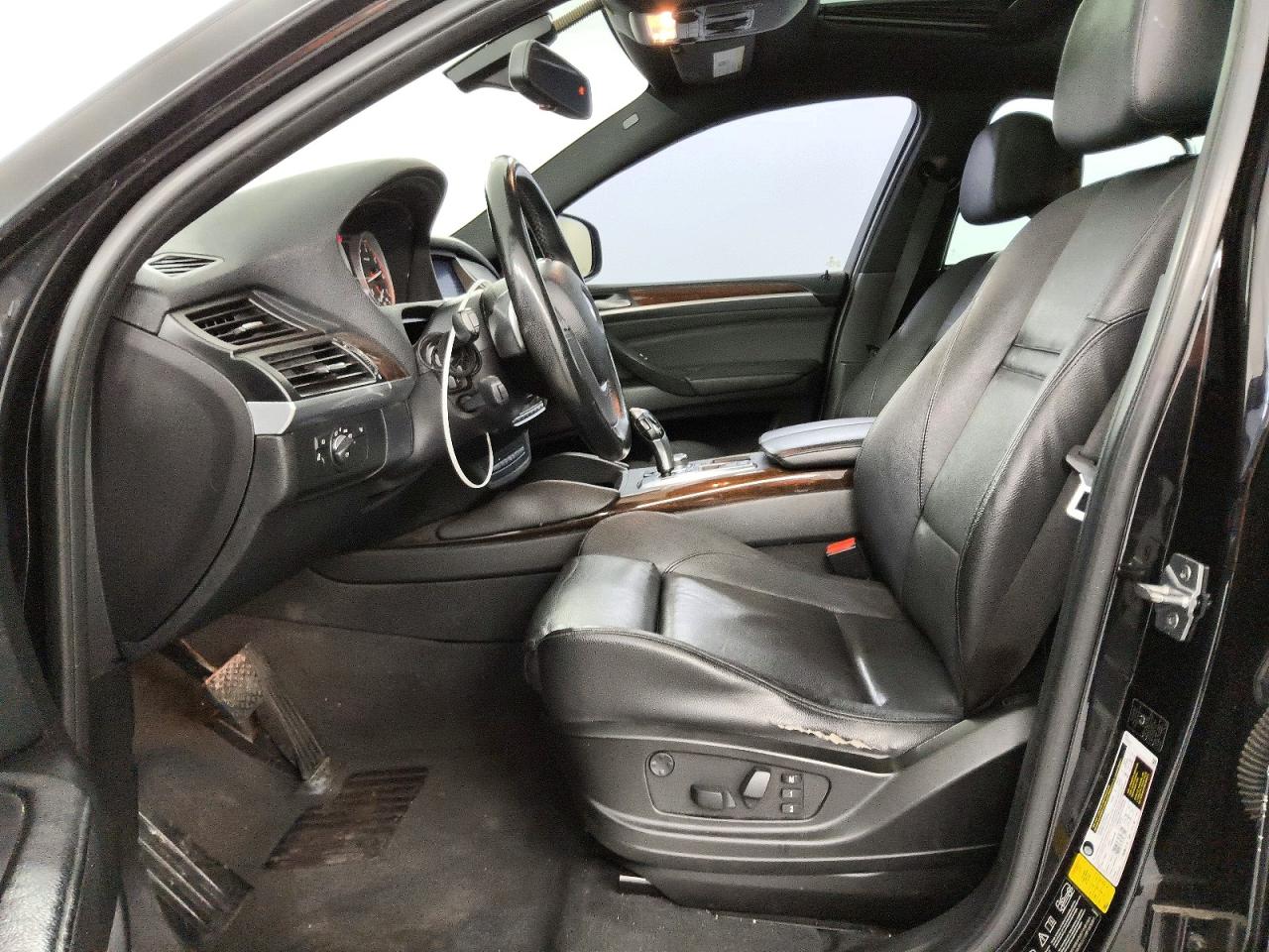 2011 Bmw X6 Xdrive50i Black vin: 5UXFG8C56BLZ95976