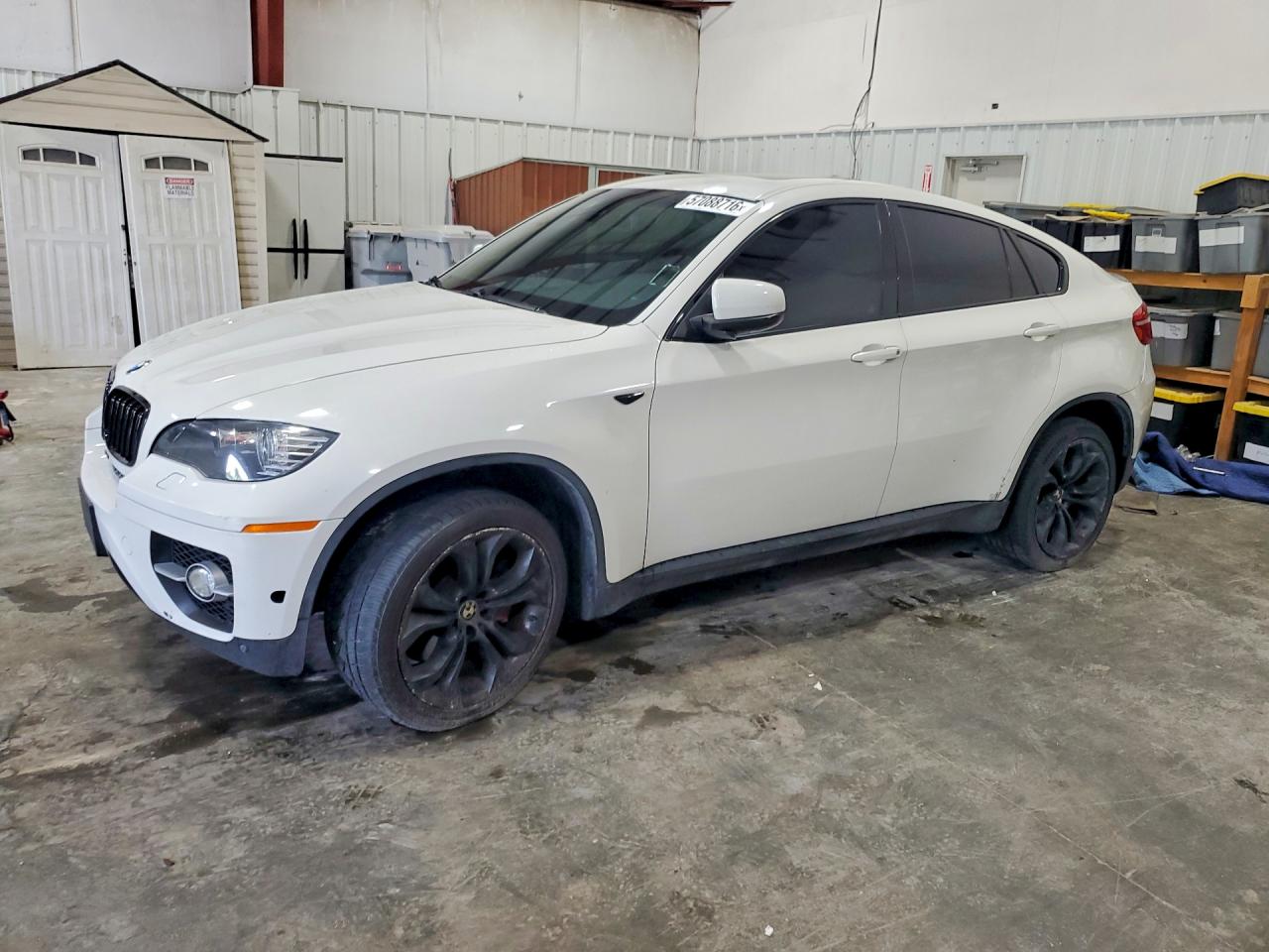 2011 Bmw X6 Xdrive50i White vin: 5UXFG8C56BLZ96304