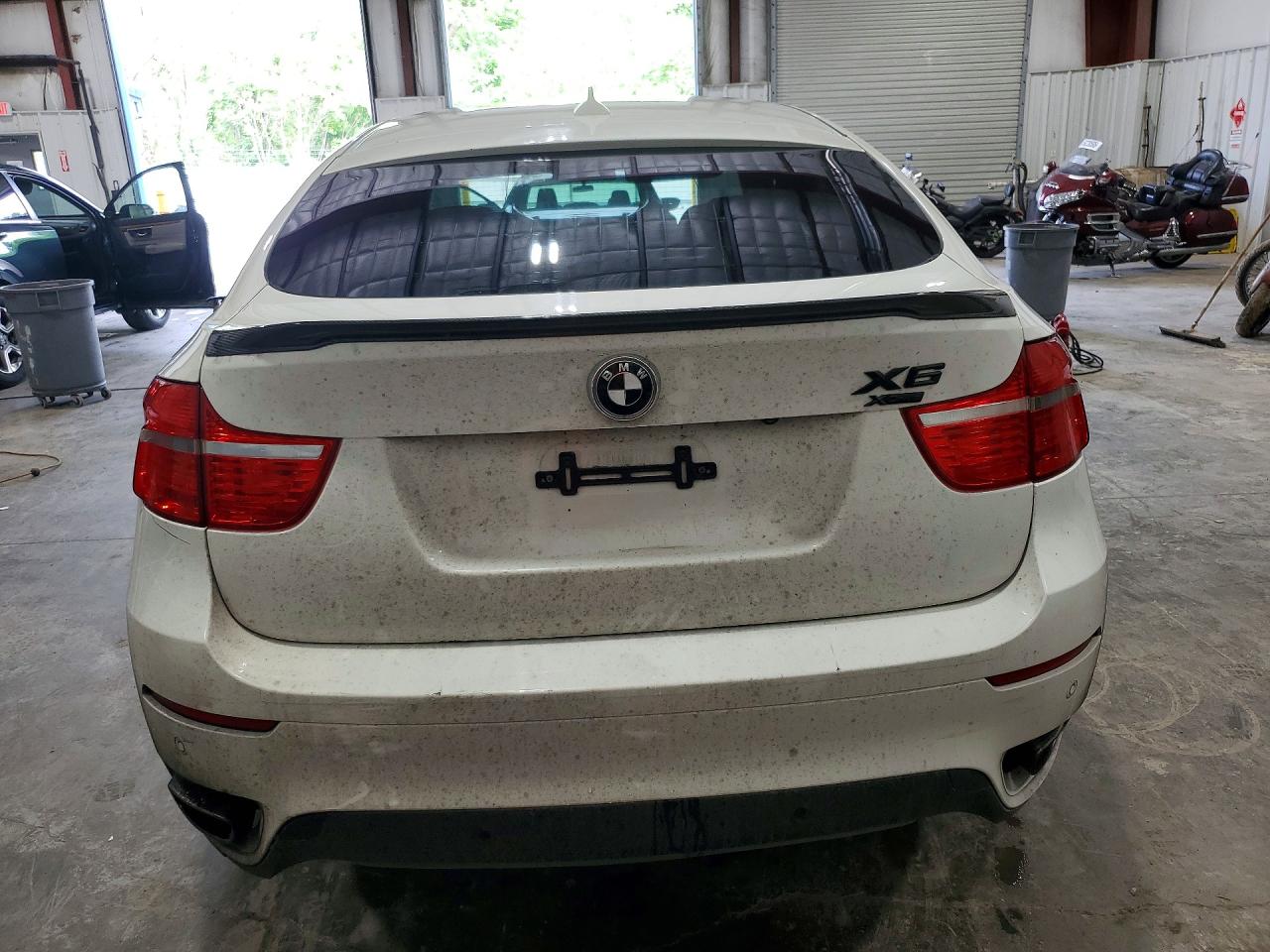 2011 Bmw X6 Xdrive50i White vin: 5UXFG8C56BLZ96304