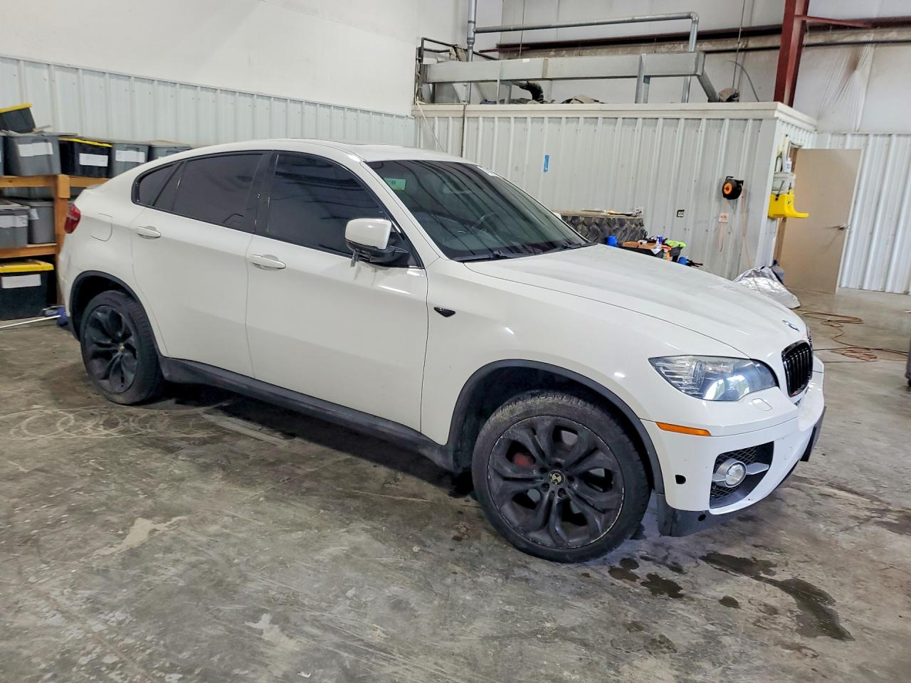 2011 Bmw X6 Xdrive50i White vin: 5UXFG8C56BLZ96304