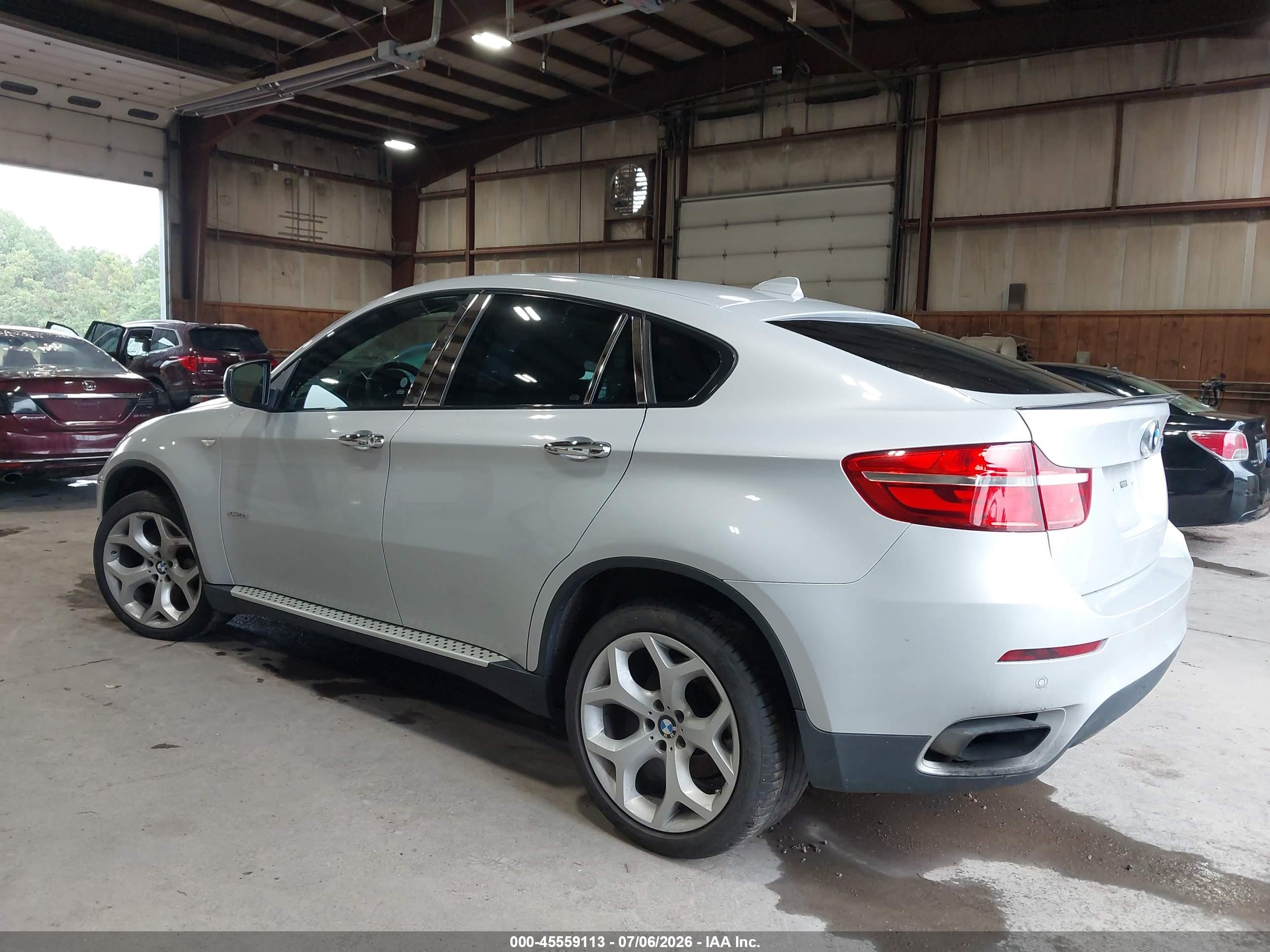 2014 Bmw X6 Xdrive50i Silver vin: 5UXFG8C56EL592746