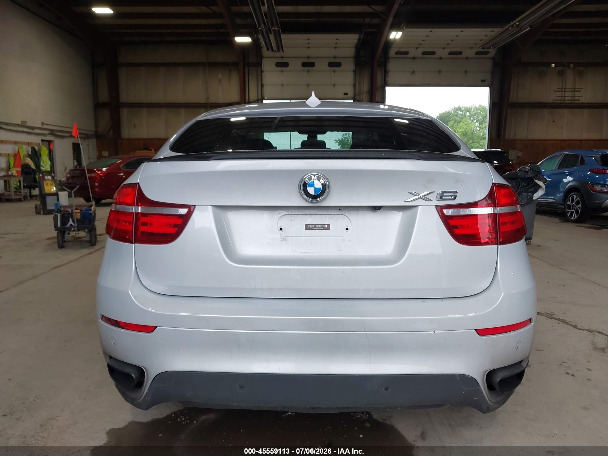 2014 Bmw X6 Xdrive50i Silver vin: 5UXFG8C56EL592746