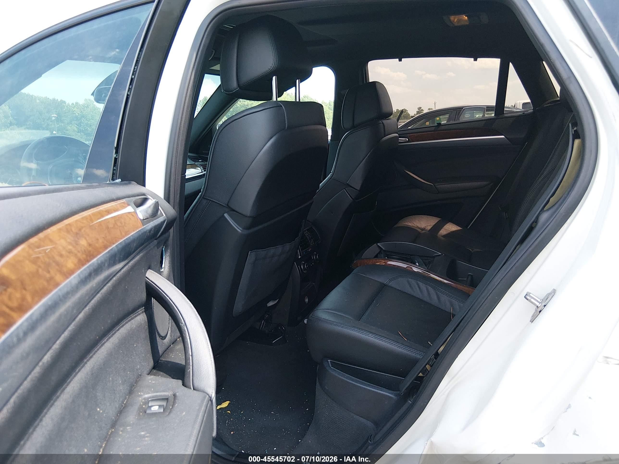 2011 Bmw X6 Xdrive50i White vin: 5UXFG8C57BLZ96022