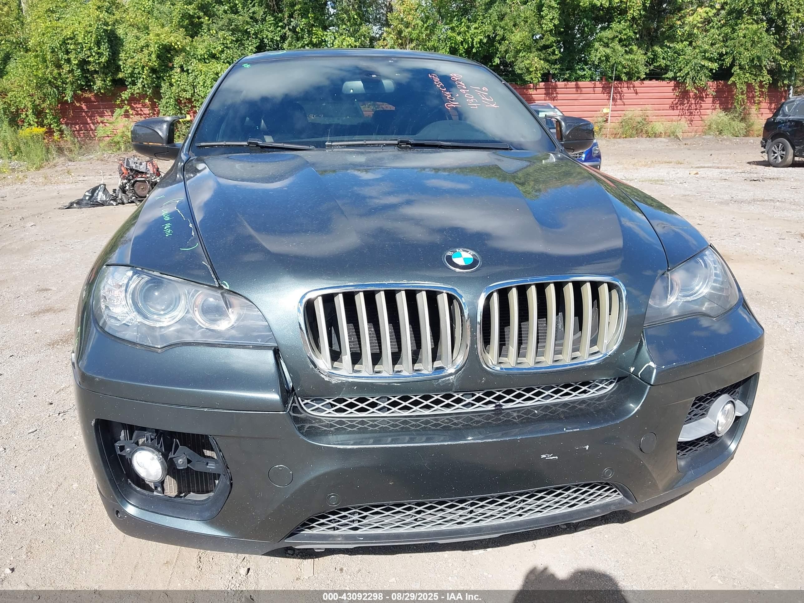 2012 Bmw X6 Xdrive50i Gray vin: 5UXFG8C57CL590419