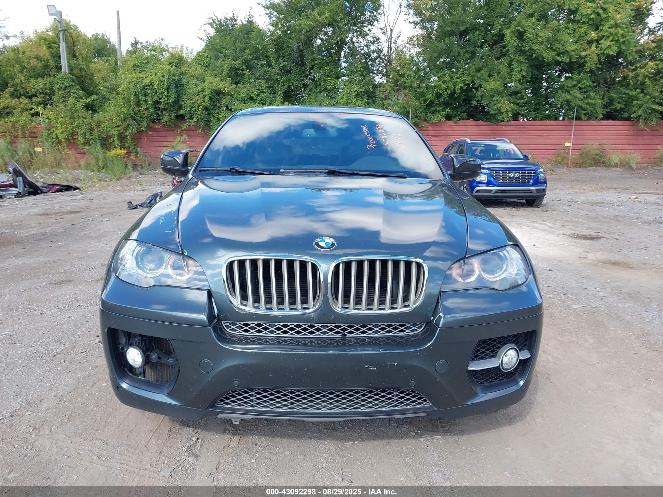 2012 Bmw X6 Xdrive50i Gray vin: 5UXFG8C57CL590419