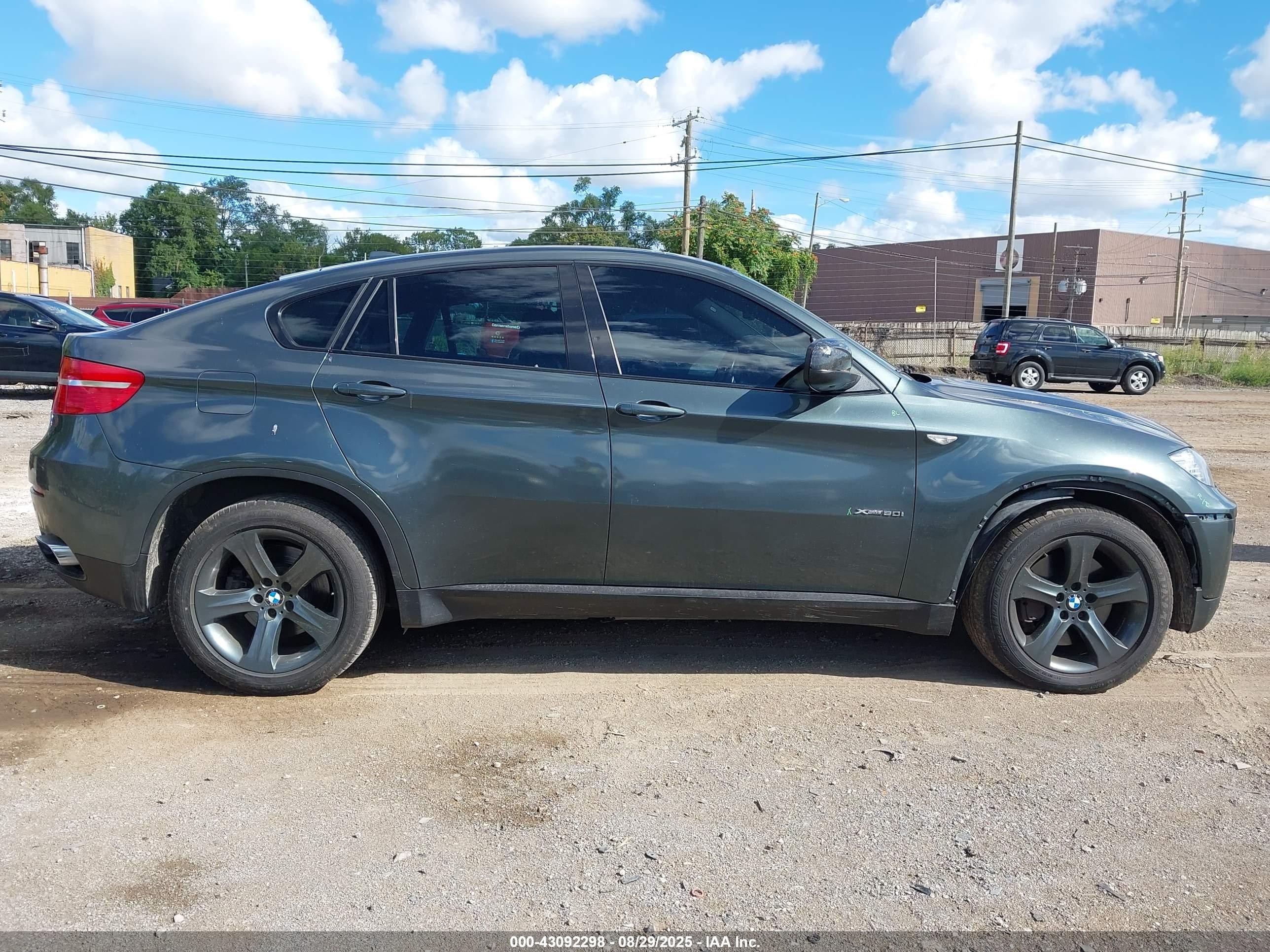 2012 Bmw X6 Xdrive50i Gray vin: 5UXFG8C57CL590419