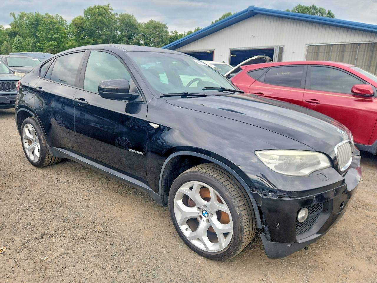 2013 Bmw X6 Xdrive50i Black vin: 5UXFG8C57DL591667