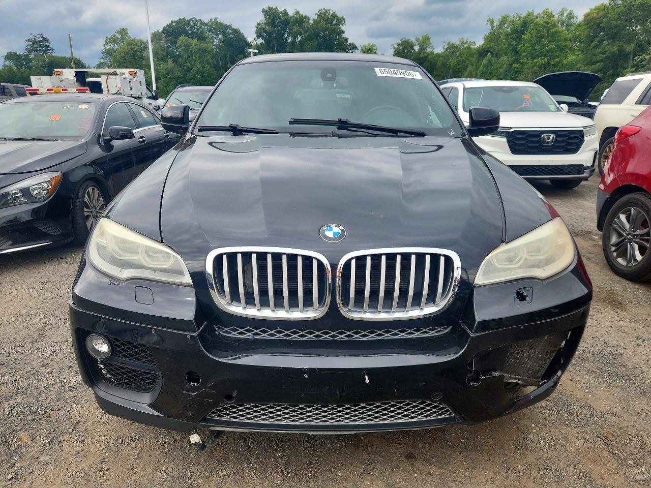 2013 Bmw X6 Xdrive50i Black vin: 5UXFG8C57DL591667