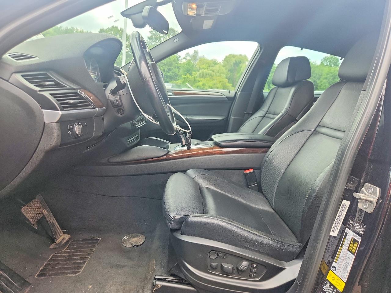 2013 Bmw X6 Xdrive50i Black vin: 5UXFG8C57DL591667