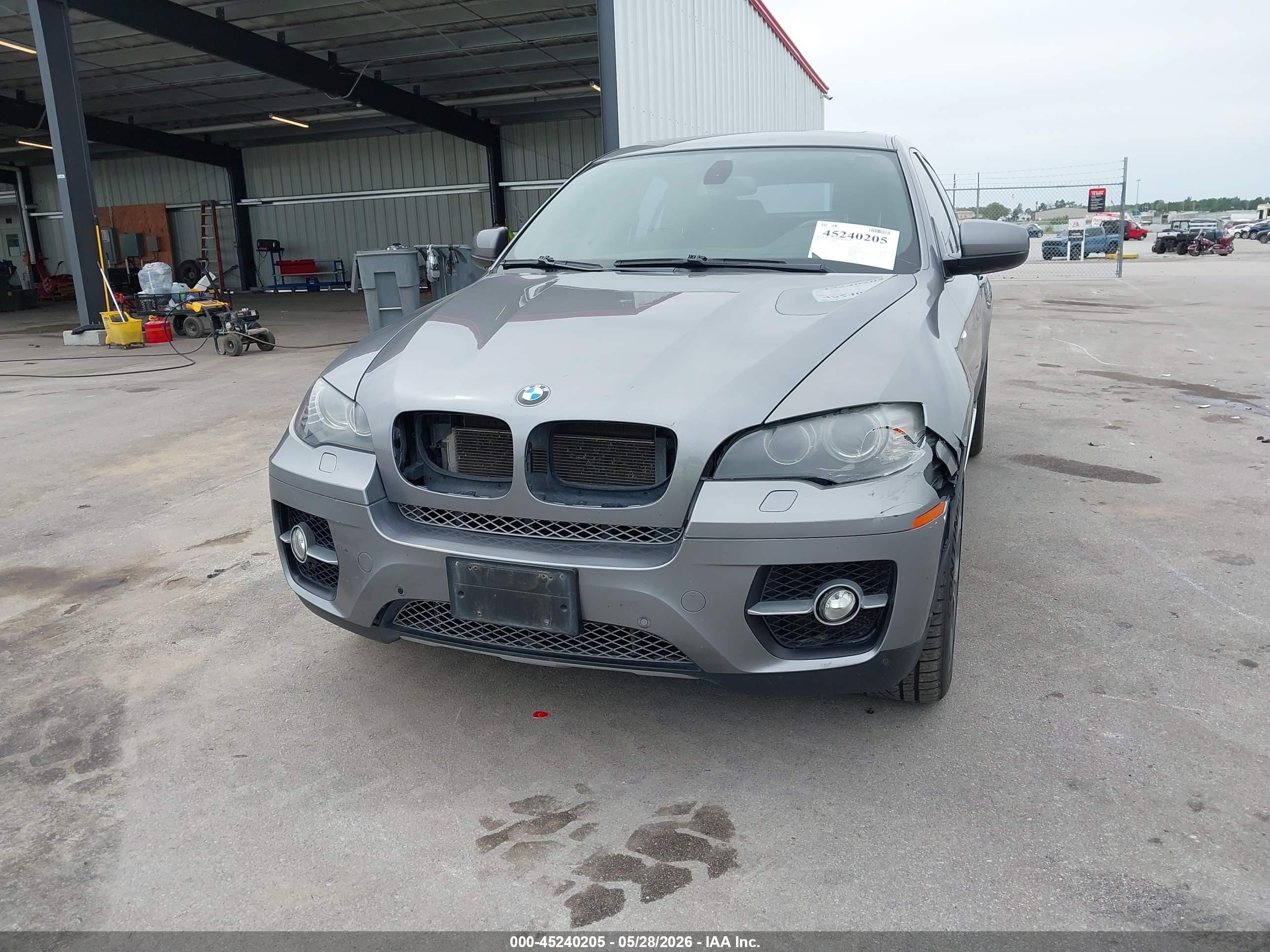 2011 Bmw X6 Xdrive50i Silver vin: 5UXFG8C5XBLZ96595