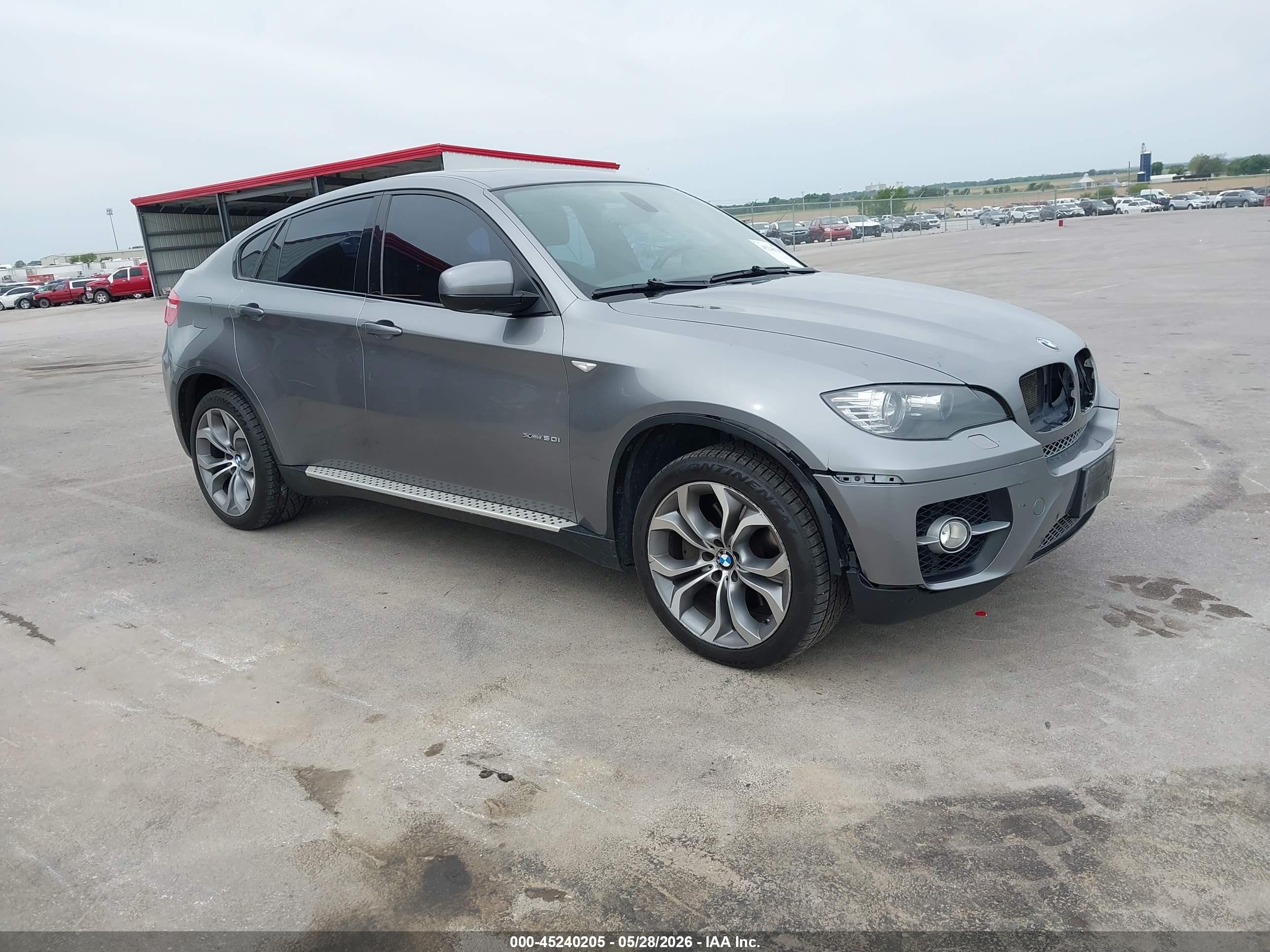 2011 Bmw X6 Xdrive50i Silver vin: 5UXFG8C5XBLZ96595