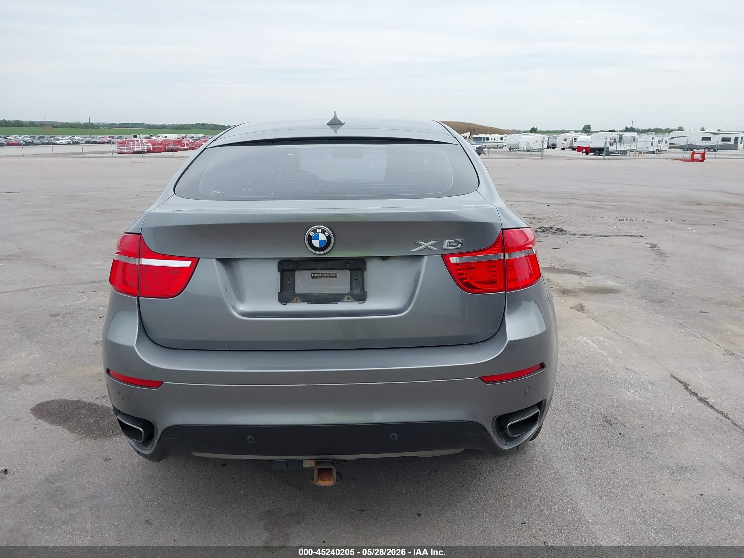 2011 Bmw X6 Xdrive50i Silver vin: 5UXFG8C5XBLZ96595