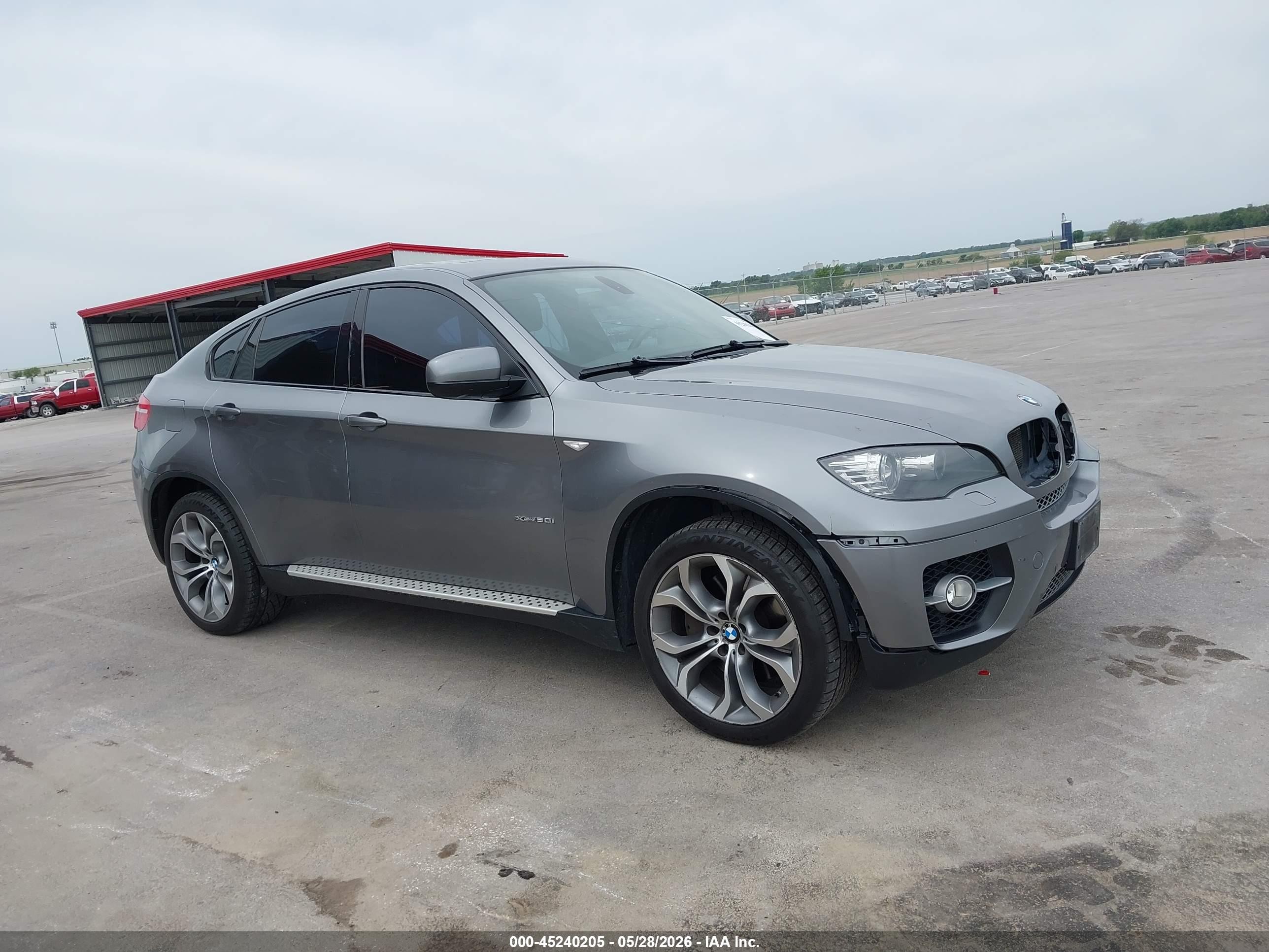2011 Bmw X6 Xdrive50i Silver vin: 5UXFG8C5XBLZ96595