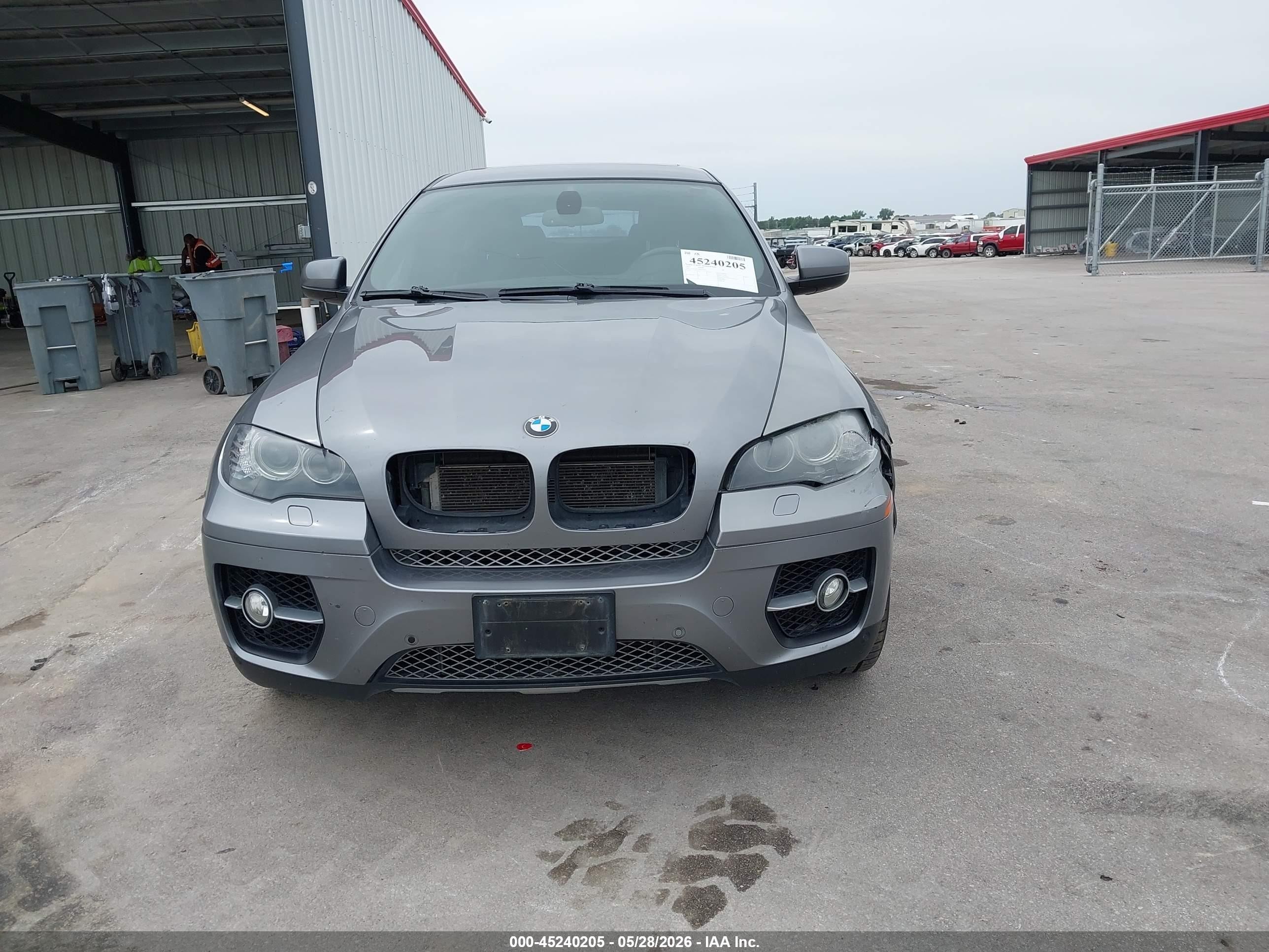 2011 Bmw X6 Xdrive50i Silver vin: 5UXFG8C5XBLZ96595