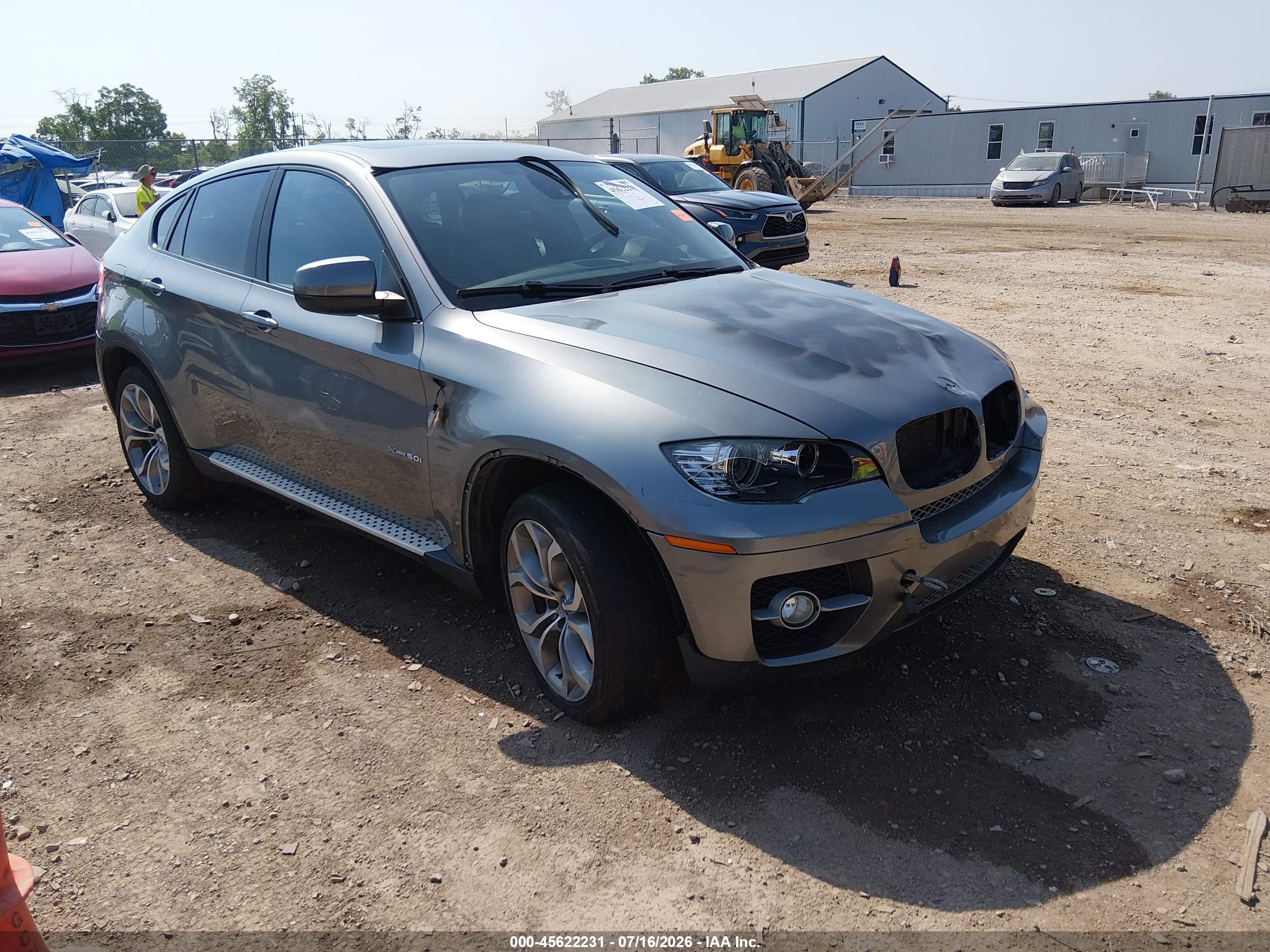 2012 Bmw X6 Xdrive50i Серый vin: 5UXFG8C5XCL590771